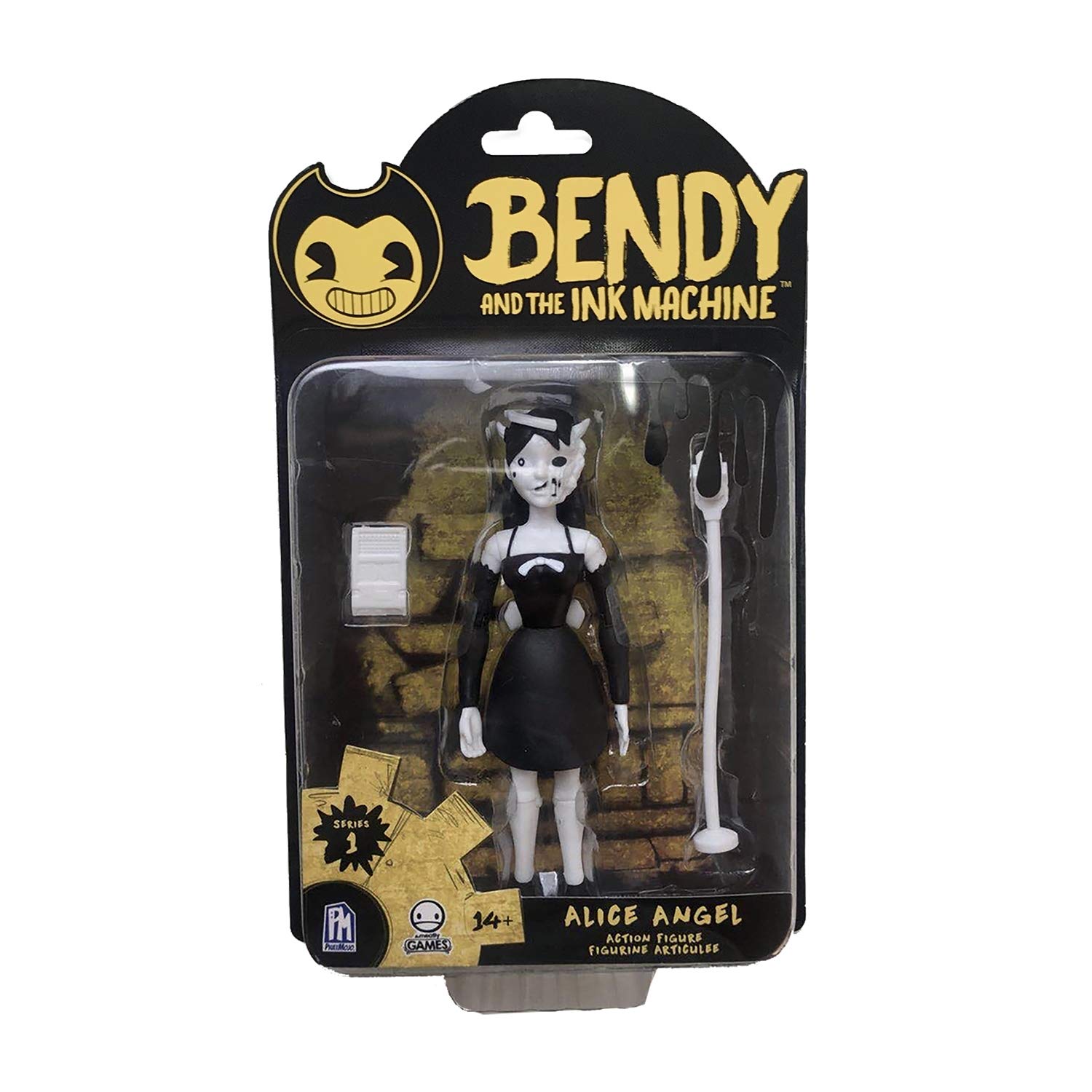 Bendy and The Ink Machine Action Figure (Alice),Black