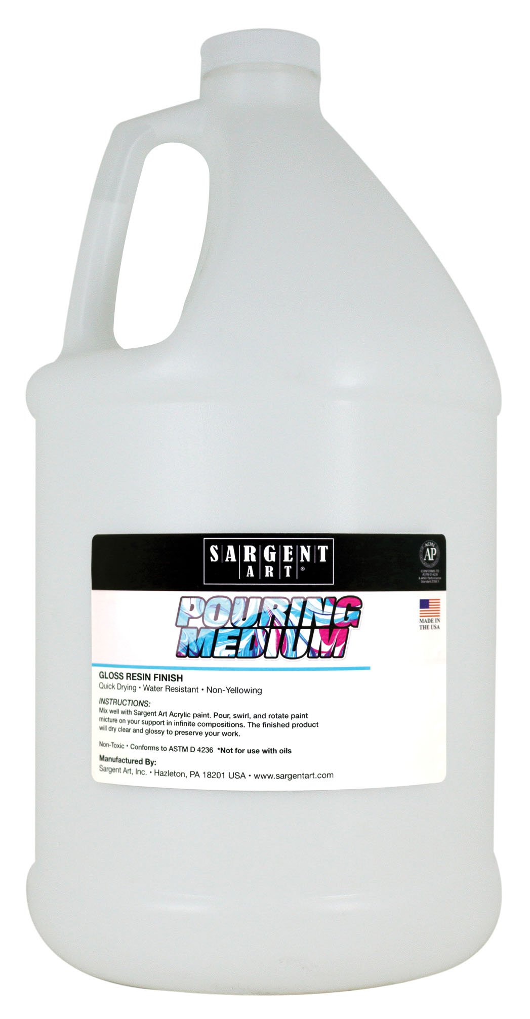 Sargent Art Pouring Medium Acrylic 128 Oz 22-8827