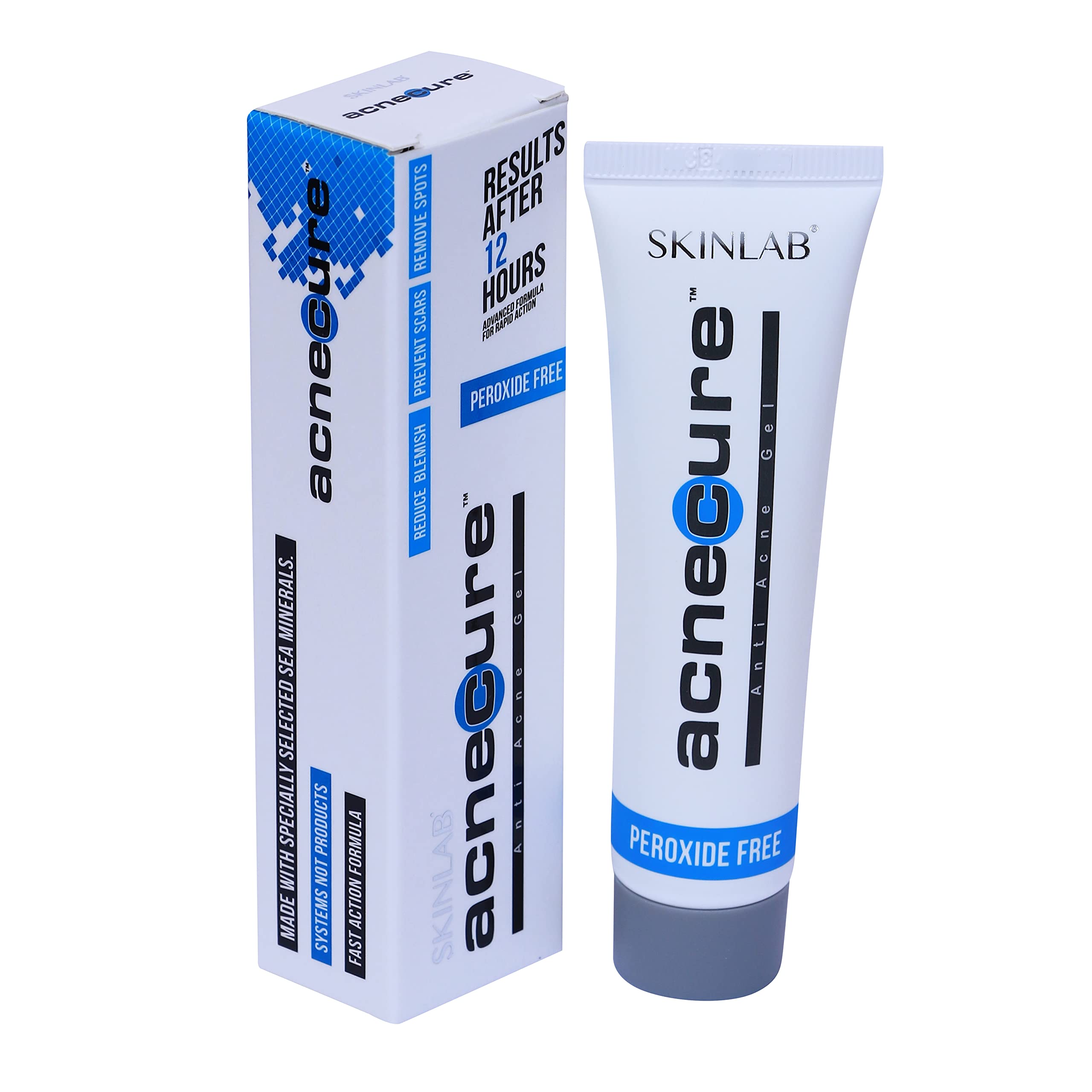 Skinlab Acnecure Anti Acne Gel | peroxide-free | Reduce blemish Prevent scars and remove spots with Salicylic Acid and Glycolic Acid | 30 ml