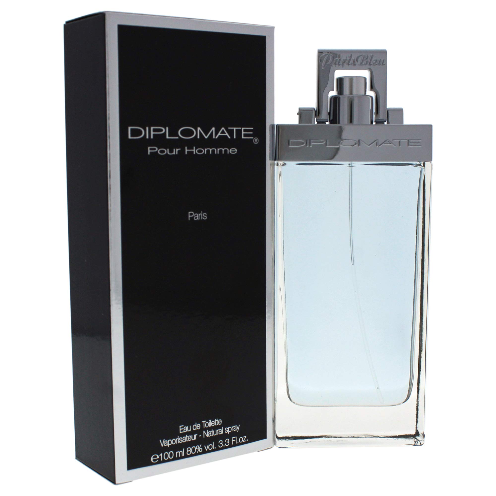 Paris Bleu Diplomate Pour Homme For Men - 3.3 oz