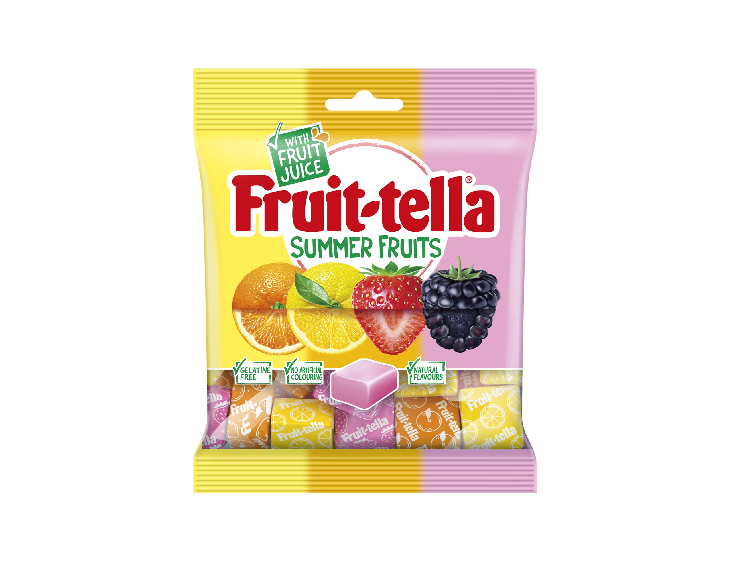 Fruittella Assroted Fruit Mix Chewy Candy bag 140g