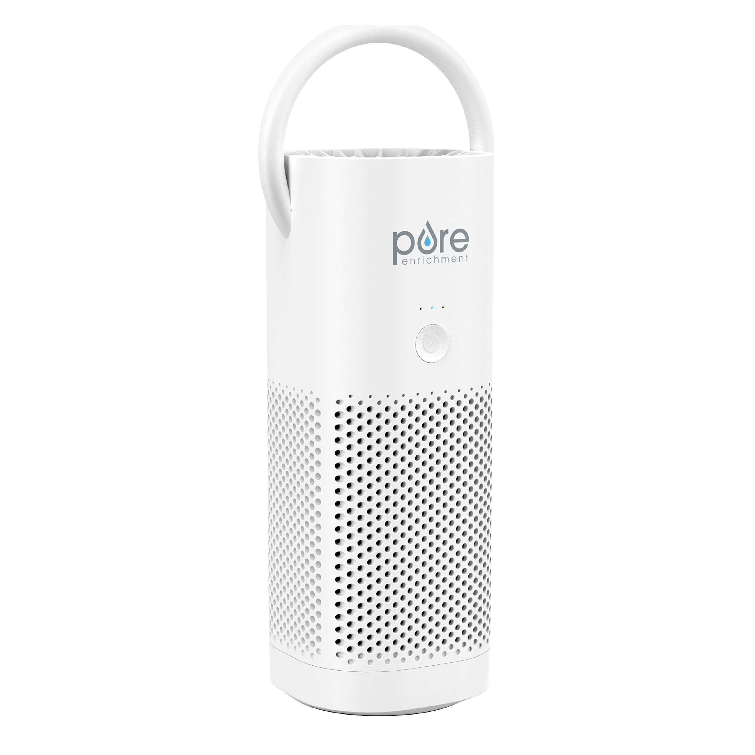 Pure EnrichmentPureZone Mini Portable Air Purifier - True HEPA Filter Cleans Air, Helps Alleviate Allergies, Eliminates Smoke & More — Ideal for Traveling, Home, and Office Use (White)