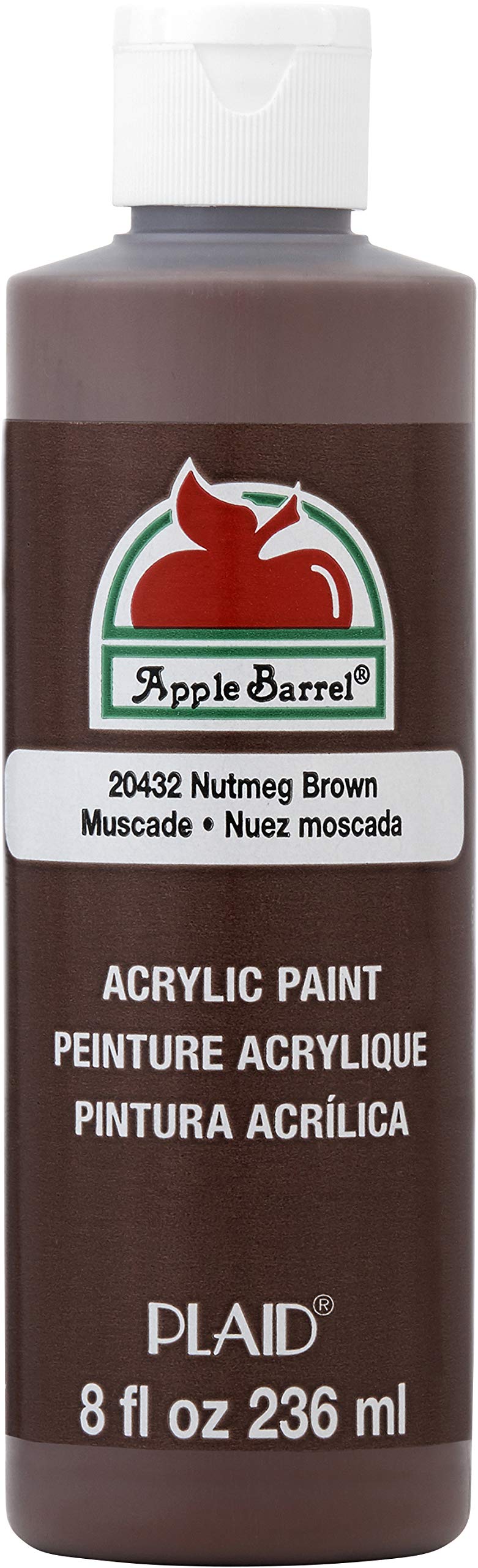 Apple Barrel Acrylic Paint in Assorted Colors (8 Ounce), J20432 Nutmeg- Pack of 1