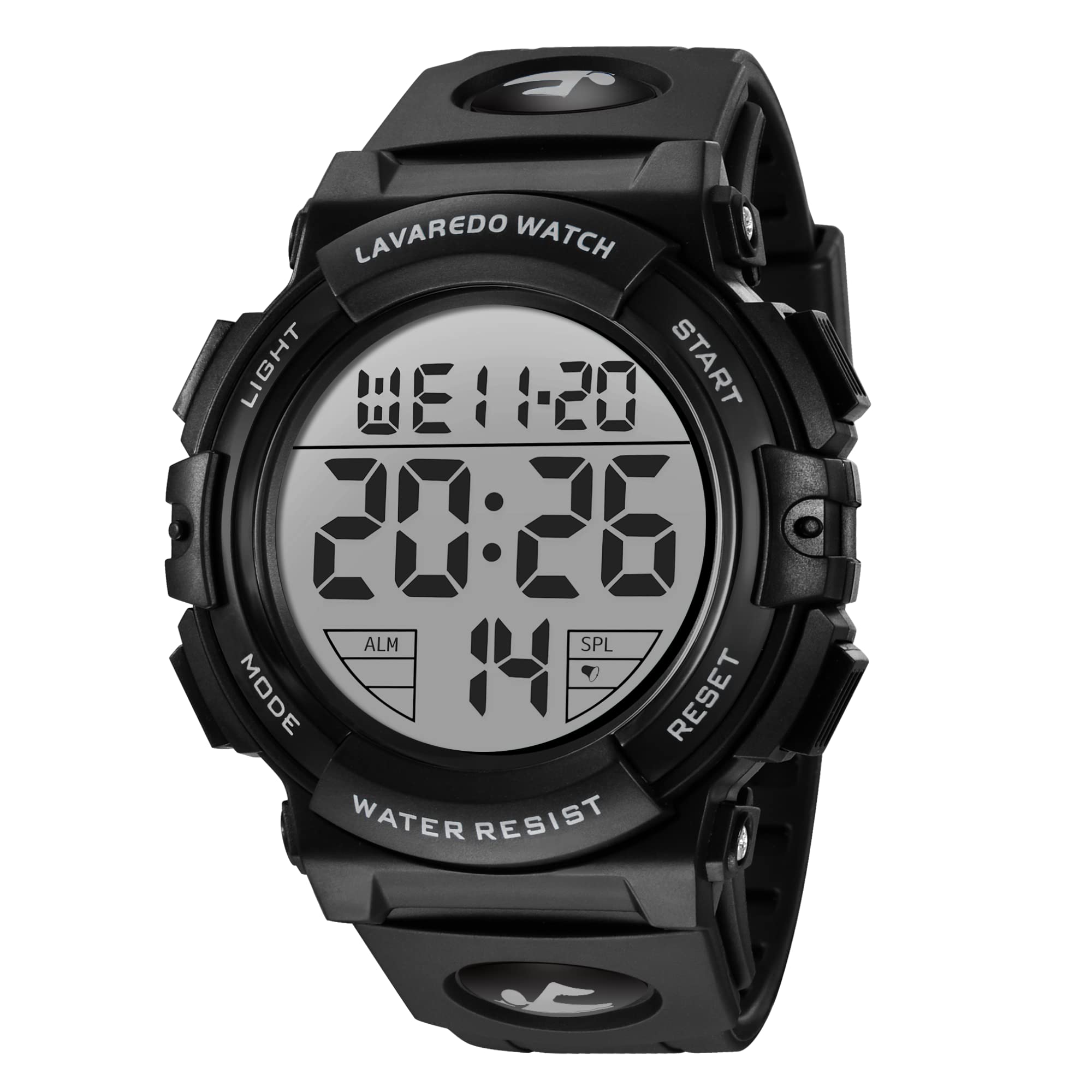 aswan watchDigital Watch, Mens Digital Watch Military Watches for Men 5ATM Waterproof Outdoor Sports Watch with Light/Alarm/Date/Shockproof/Chronograph, Gift