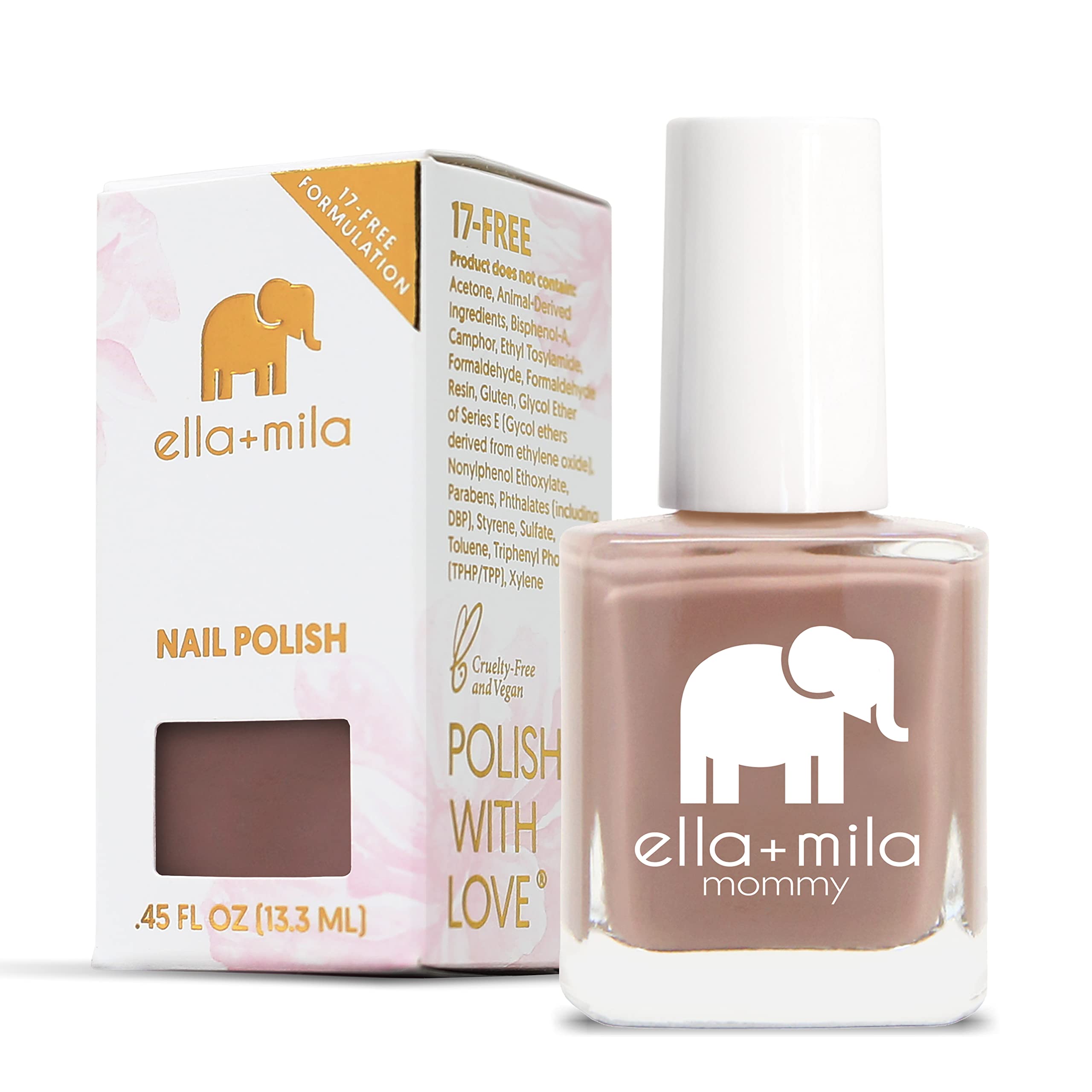 ella+mila Nail Polish, Mommy Collection - Cup O'Latte