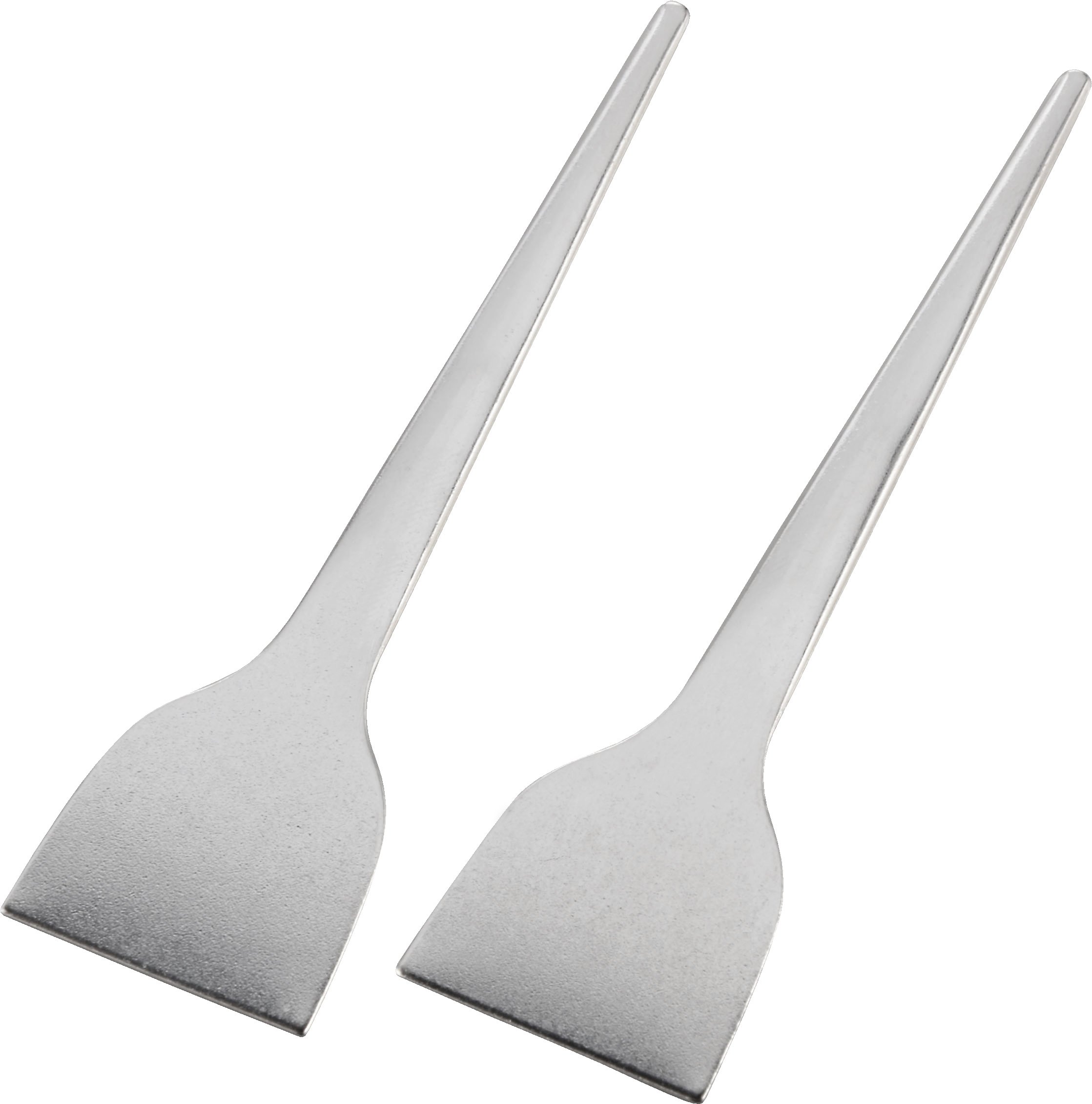 YR-4230 Monjayaki Tool, Monja Spatula, Original Yakiyaki Yatai, Set of 2, Made in Japan, Silver