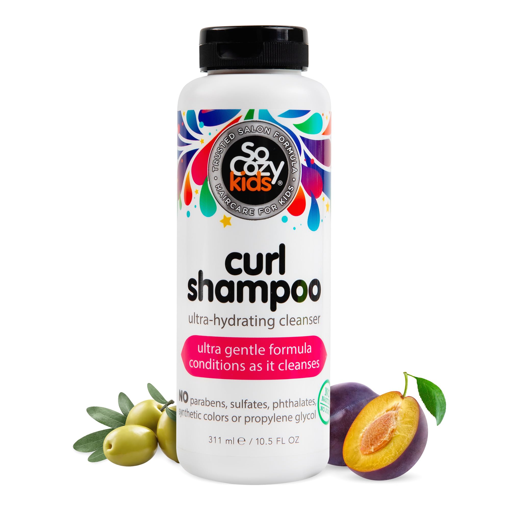 SO COZYCurl Shampoo Sweet-Crème, No Frizz or Fuss, Curls Done Right, 10.5 fl. oz.