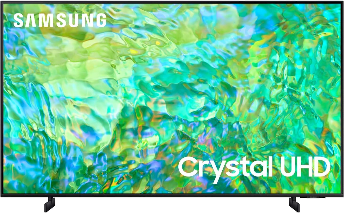 SAMSUNG65-Inch Class Crystal 4K UHD AU8000 Series HDR, 3 HDMI Ports, Motion Xcelerator, Tap View, PC on TV, Q Symphony, Smart TV with Alexa Built-In (UN65AU8000FXZA, 2021 Model)