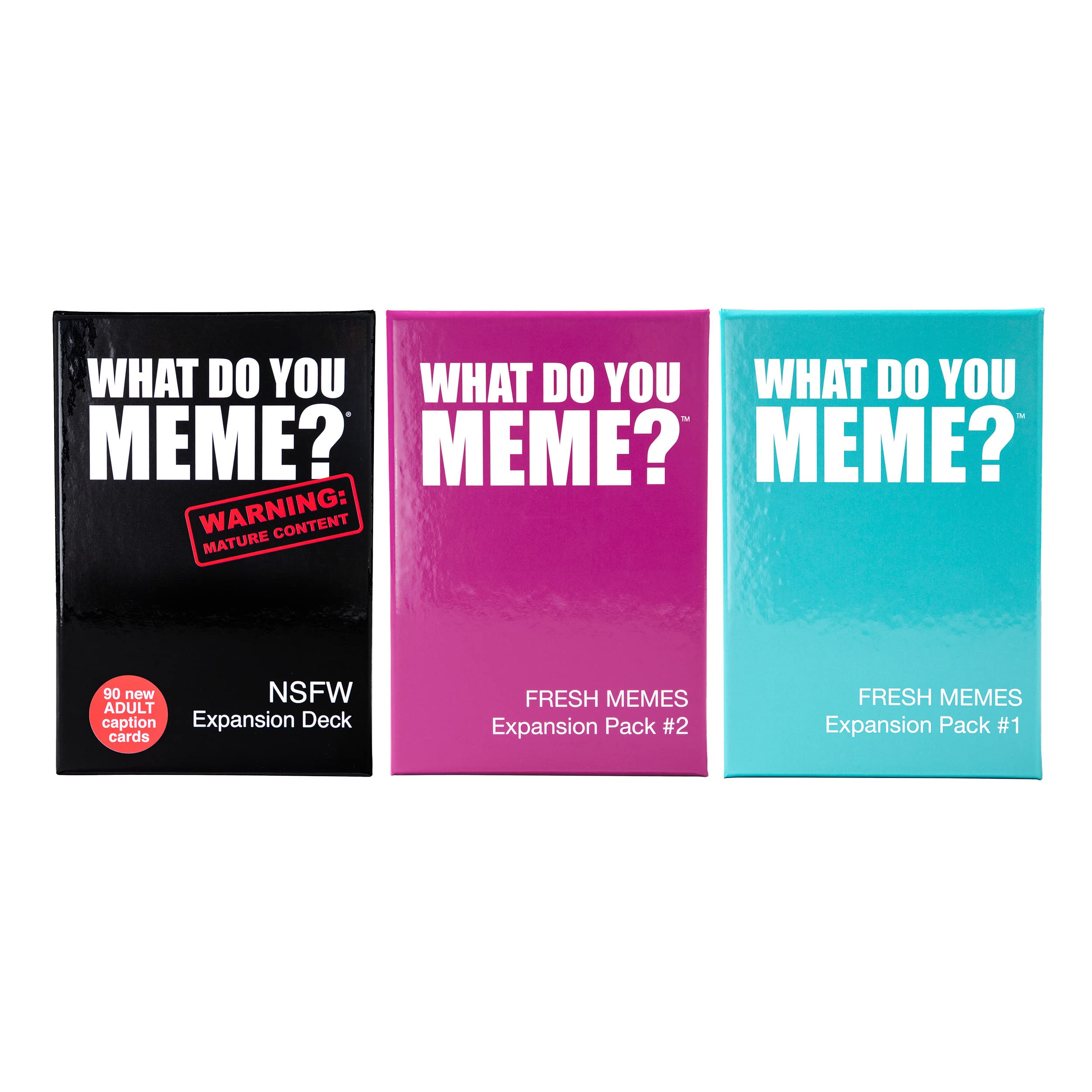 WHAT DO YOU MEME? The Ultimate Expansion Pack Bundle - Adult Card Games for Game Night