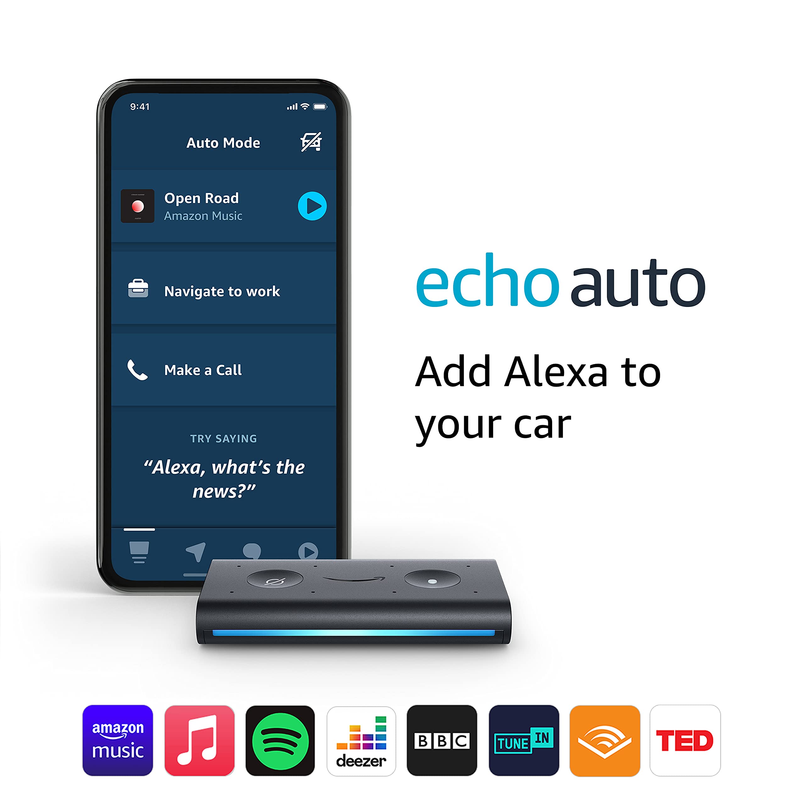 Echo Auto | Add Alexa to your car