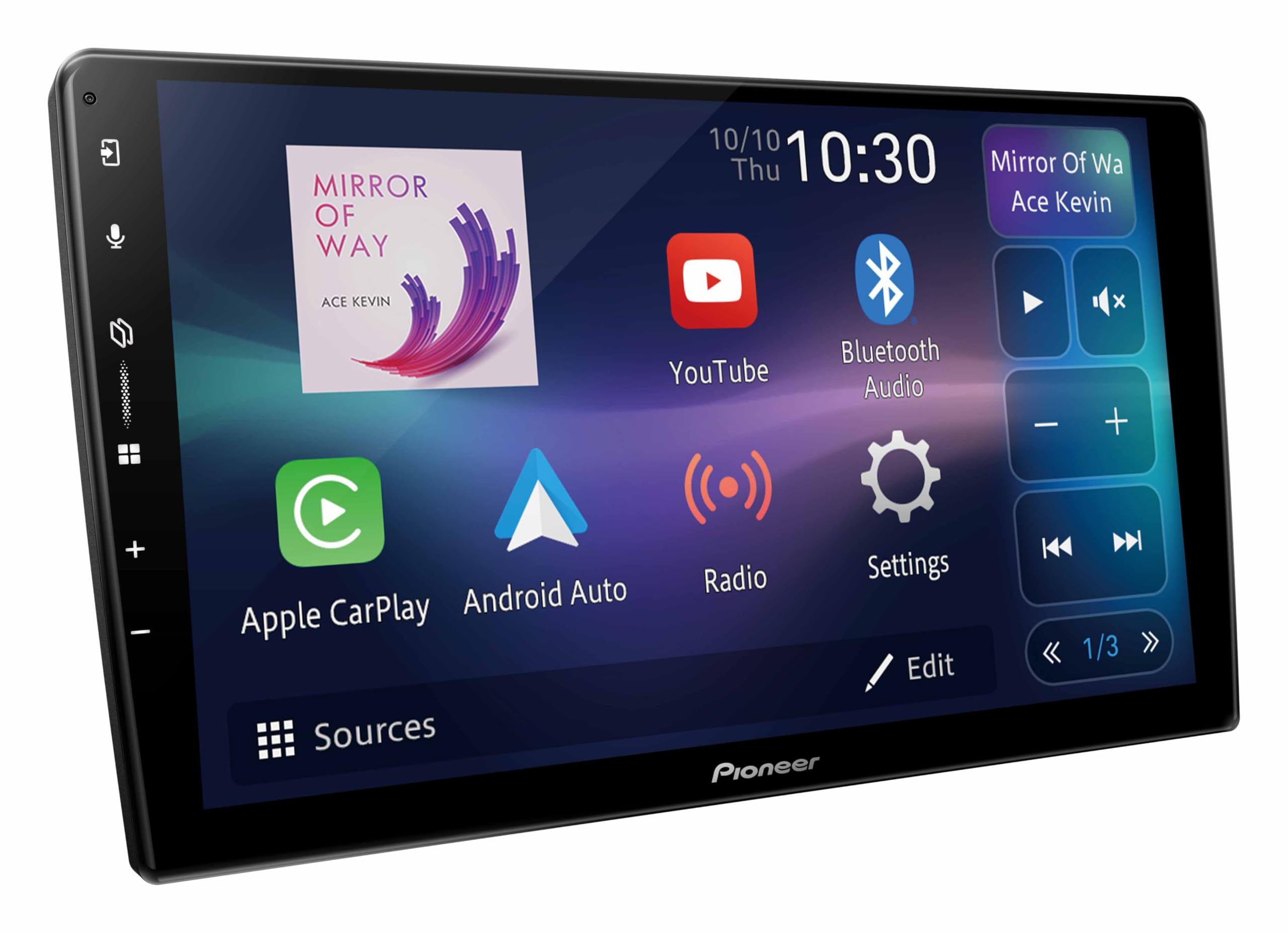 PioneerDMH-AP6650BT 9" Perfect Fit AV Receiver with Wireless Apple CarPlay, Wireless Android Auto and Mirroring by Weblink Cast