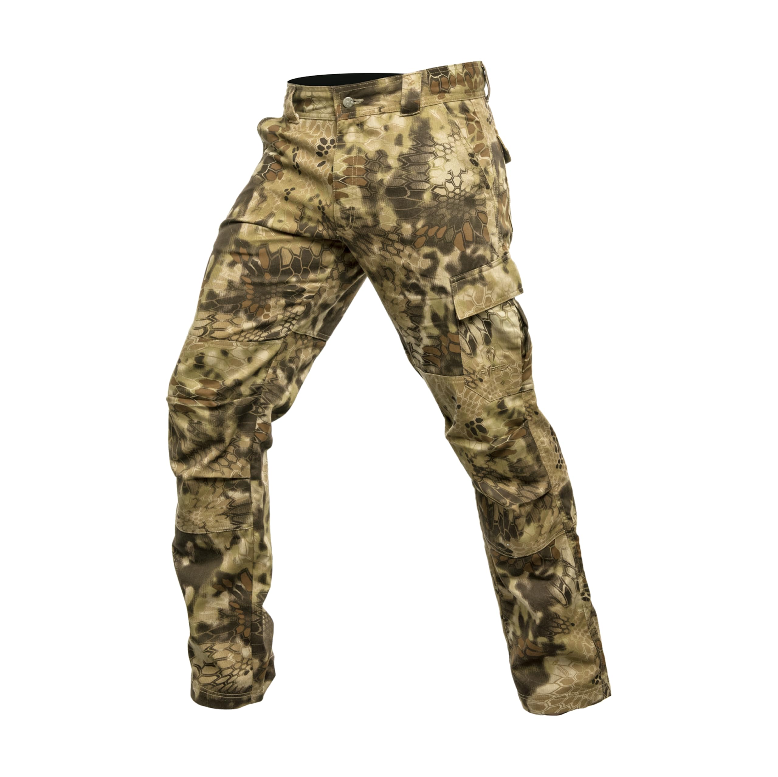 KryptekMen’s Stalker Pant, Stealthy Camo Hunting Pant with Reinforced Knees, and Seat