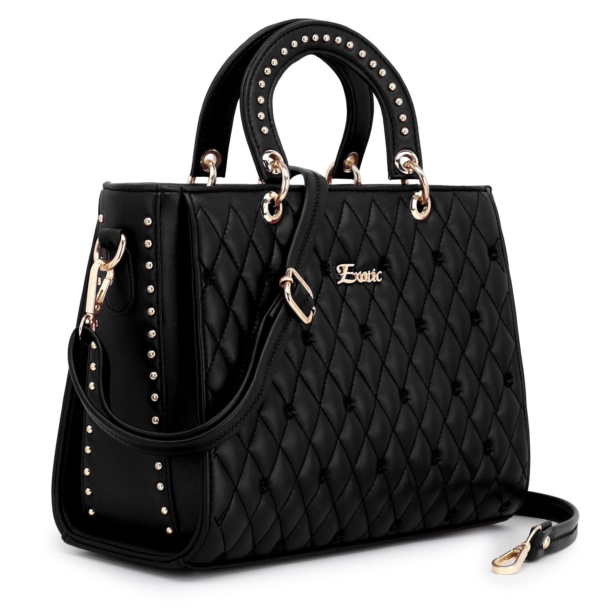 EXOTIC Studded hand bag for women