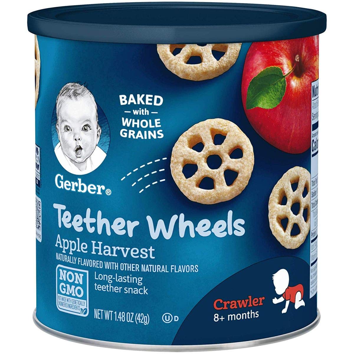 GerberApple Harvest Teether Wheels, 42 g