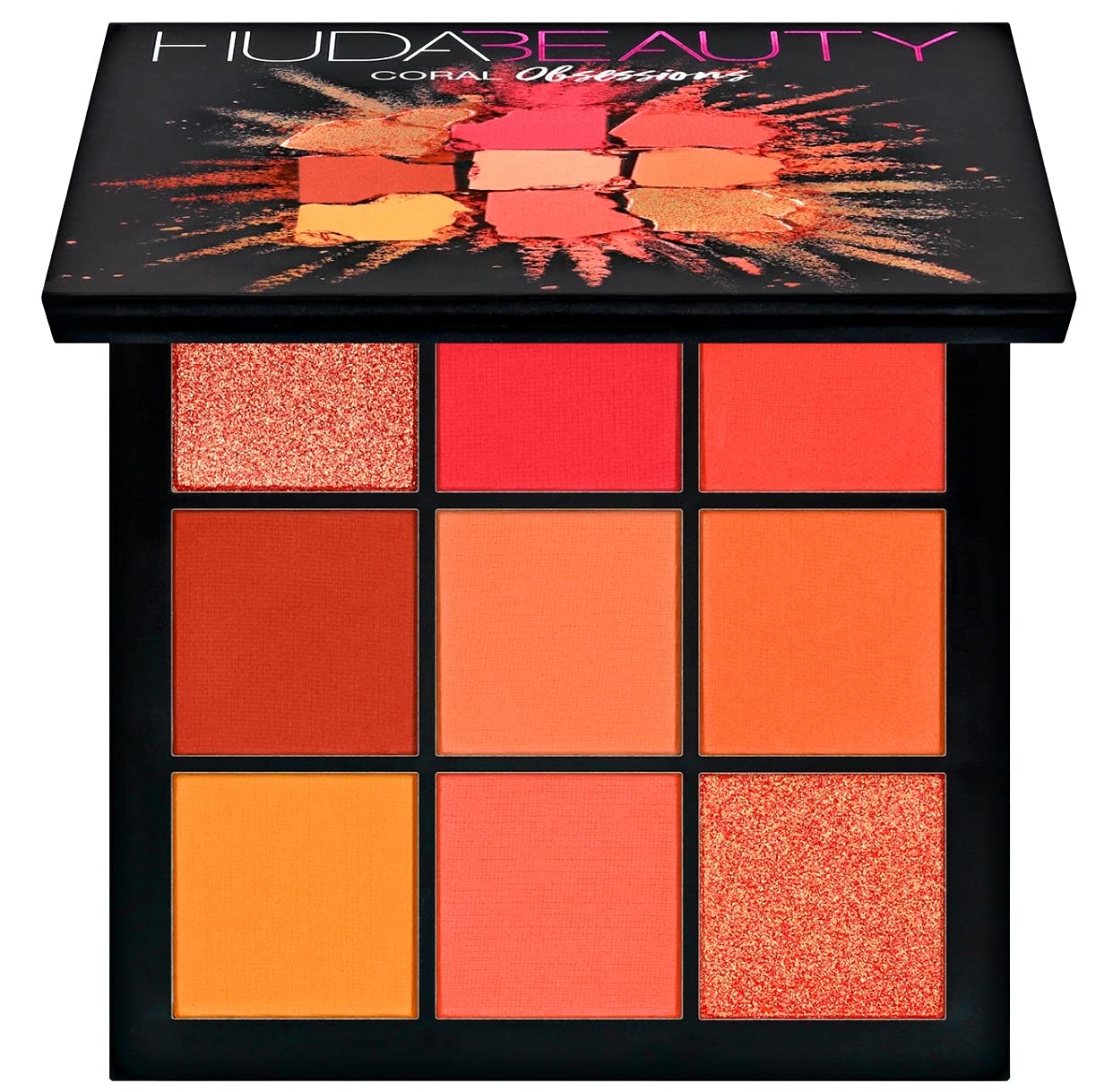 Coral Obsessions Eyeshadow Palette by Huda Beauty 9 Colors