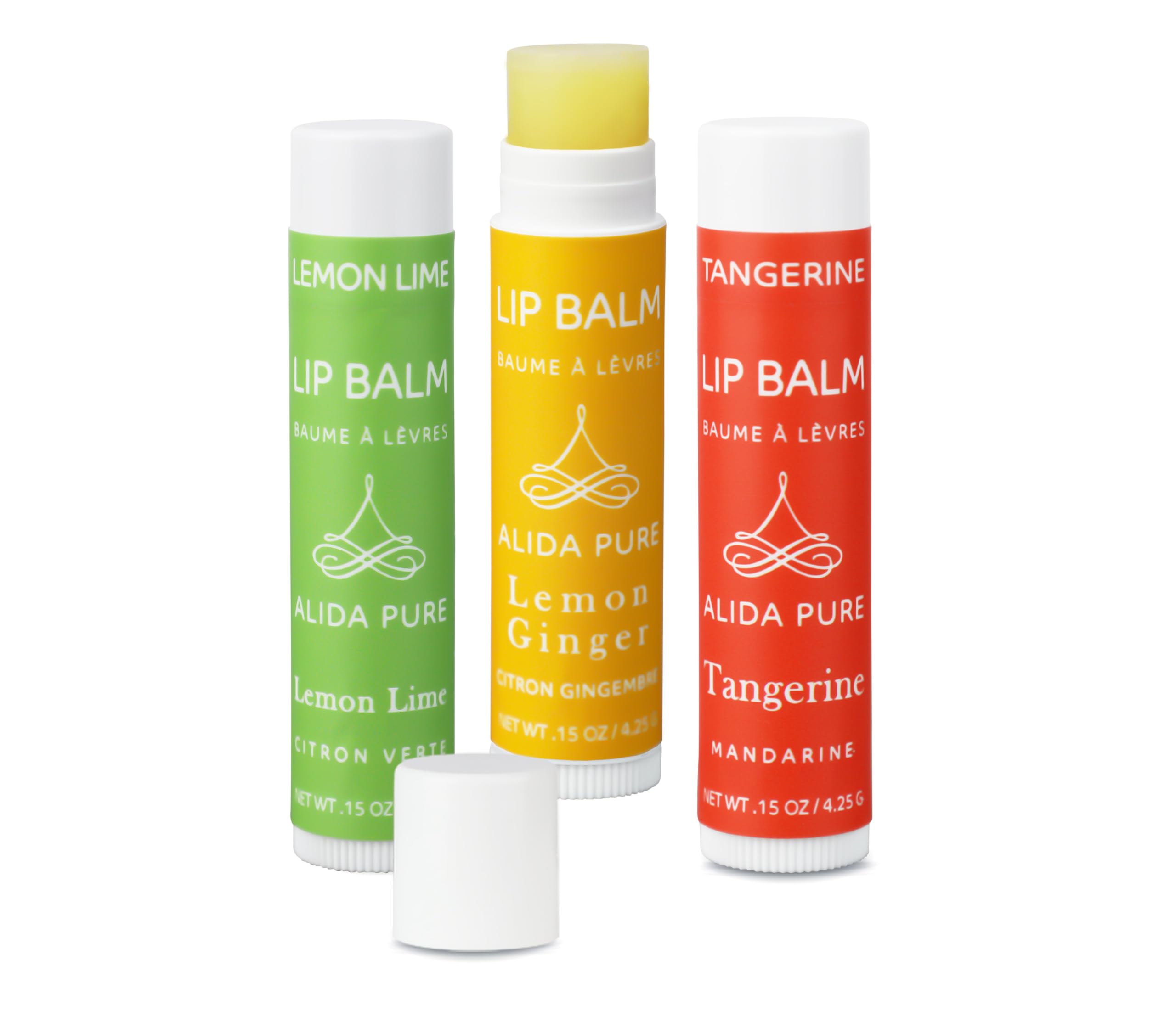 Citrus Lip Balm Collection, Lemon Lime Lip Balm Collection, and Tangerine Lip Balm Collection Bundle