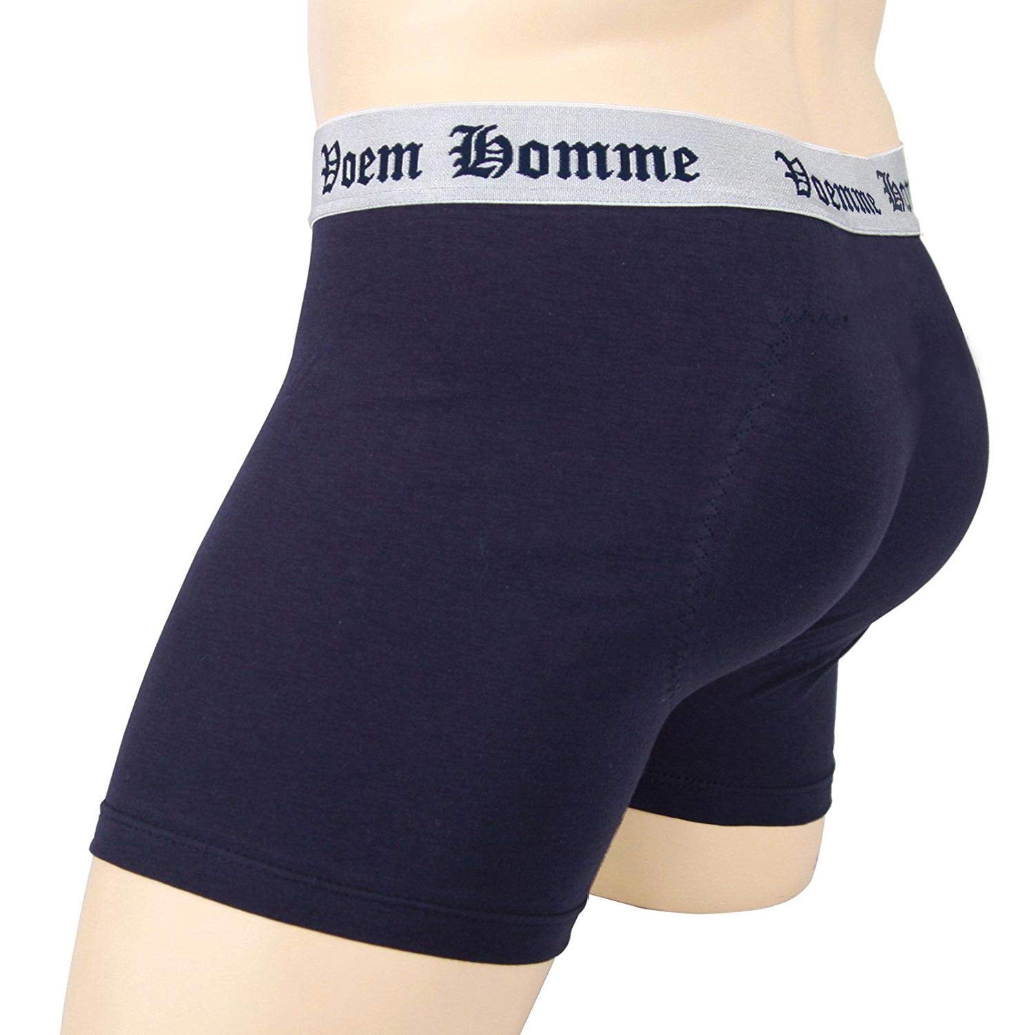 AZAZAMen's Hip-up Cotton Padded Enhancing Butt Boxer Brief