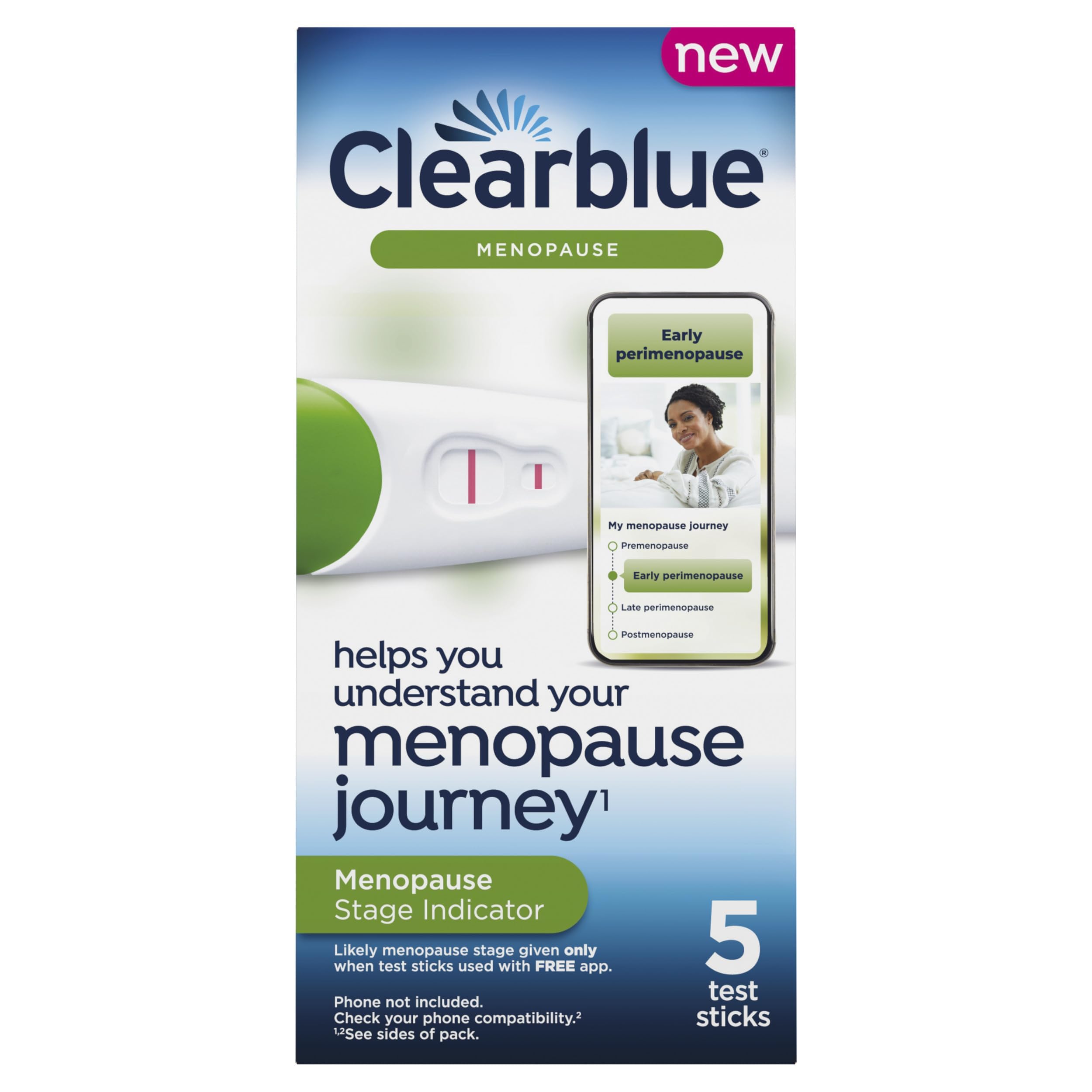 Clearblue Menopause Stage Indicator, 5 Ct