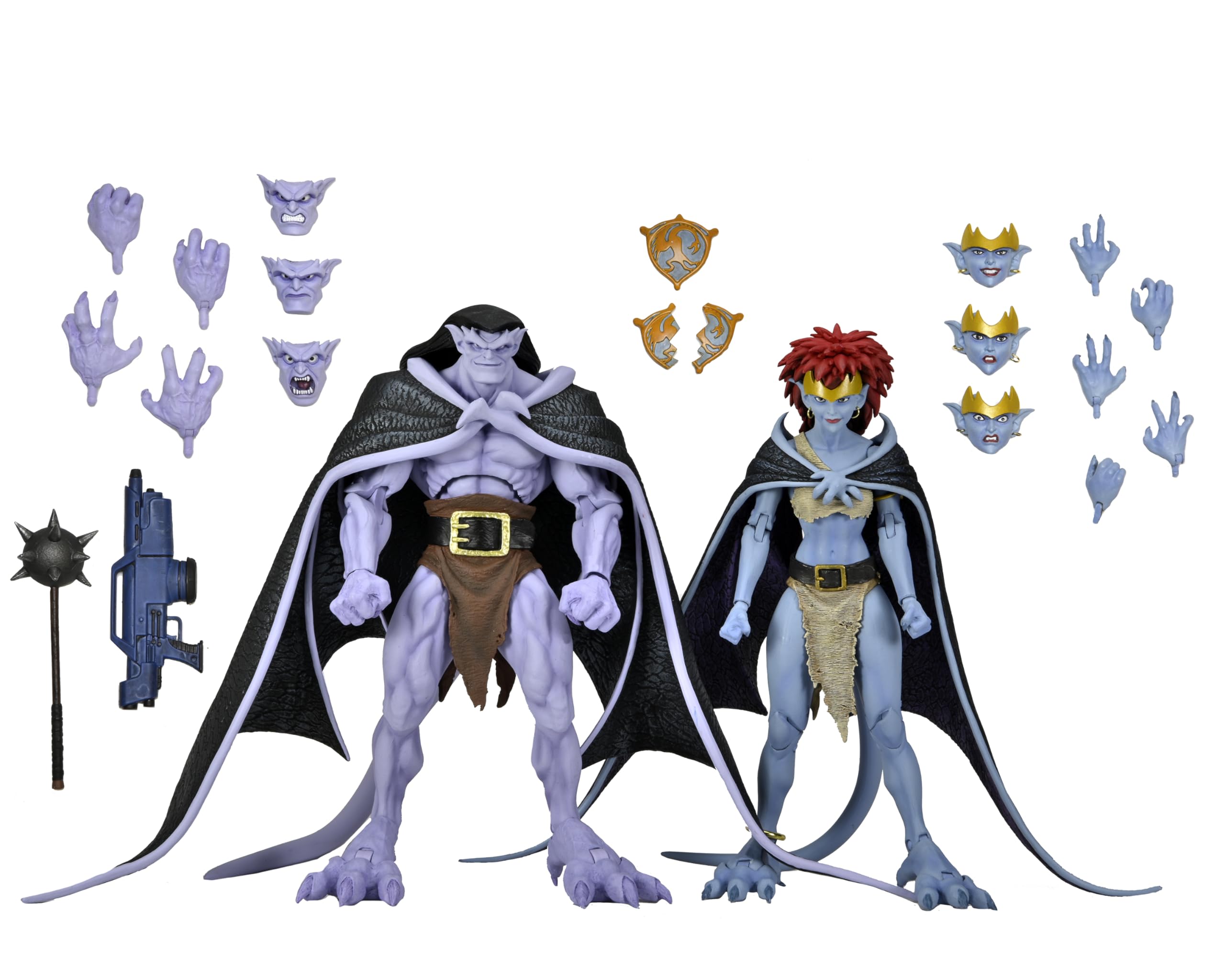 NECA Collectible 2-Pack Gargoyles: Vows Ultimate 7" Scale Action Figures - Goliath and Demona