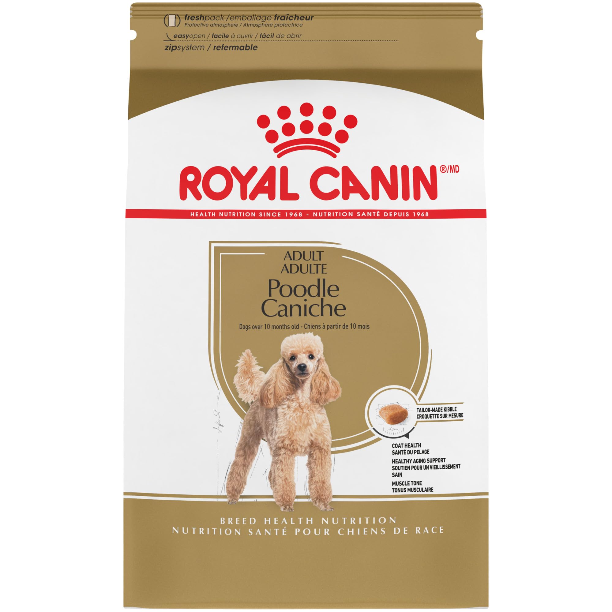 Royal CaninPoodle Adult Breed Specific Dry Dog Food, 10 lb bag