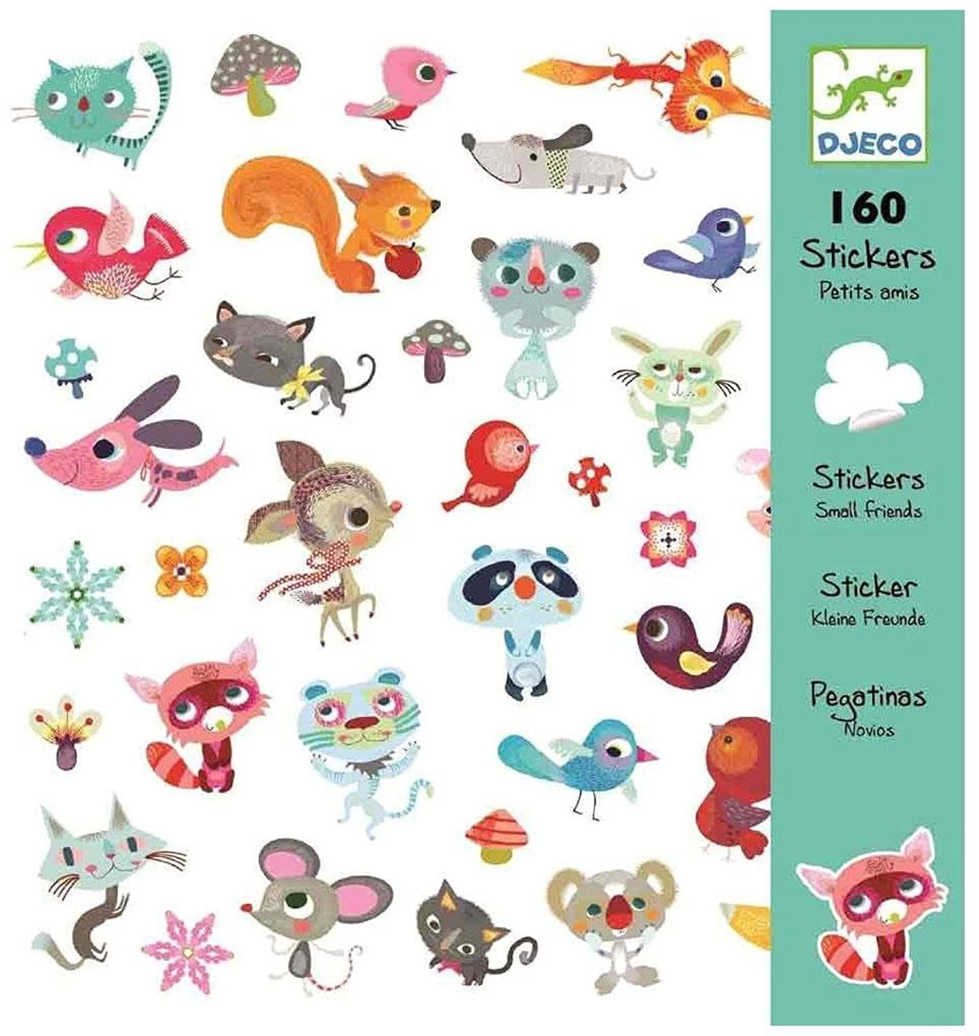 Djeco DJ08842 Stickers-Small Friends Novelty