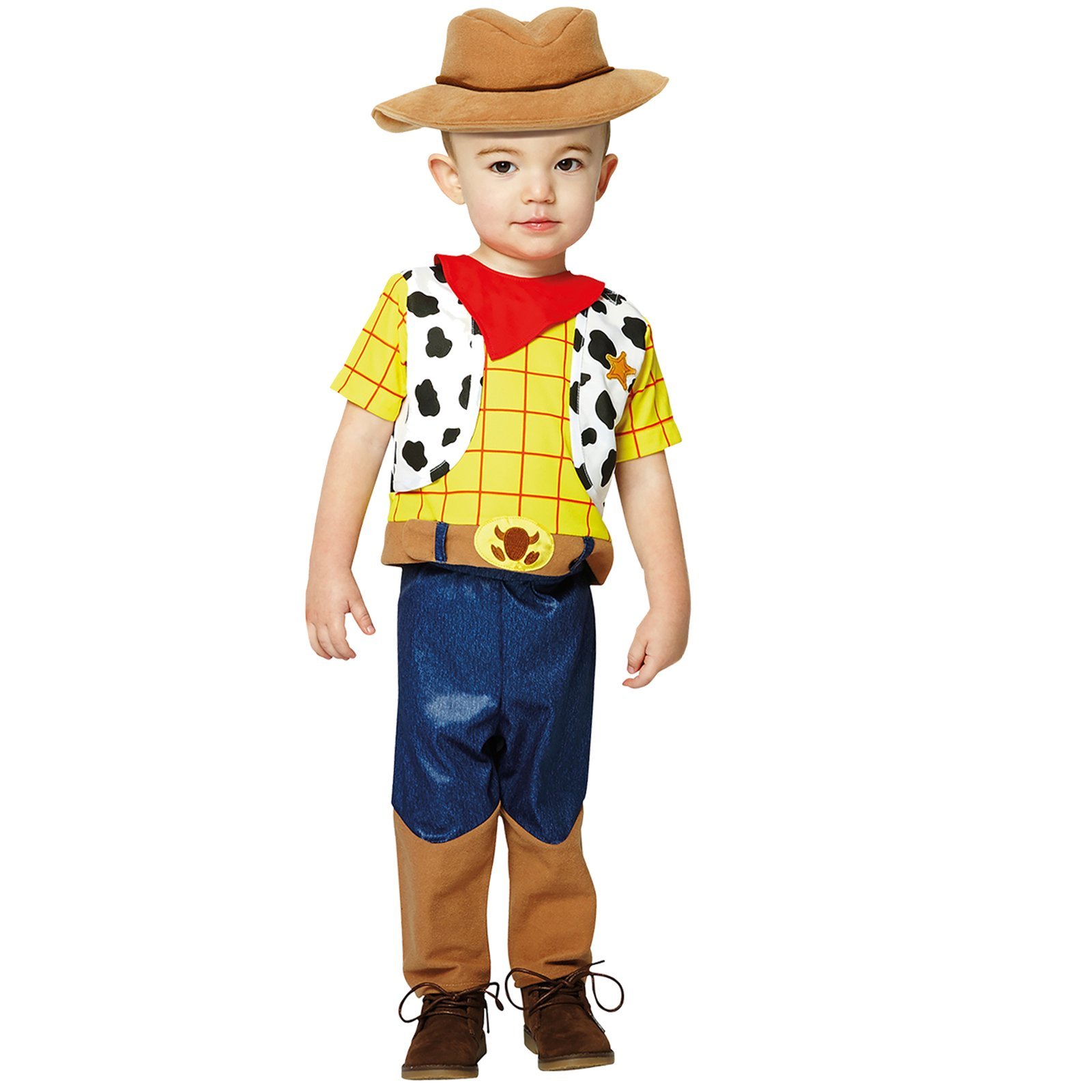 (PKT) (EB-DCWOS) Child Boys Disney Baby Woody Sheriff Costume (18-24m)