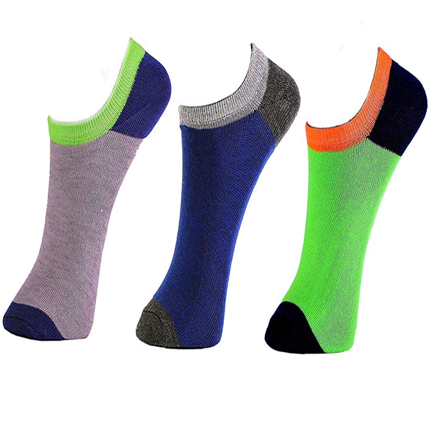 SUPER DEAL BAZZAR STORE Men's Cotton Socks (Multicolour, Free Size) - Pack of 3