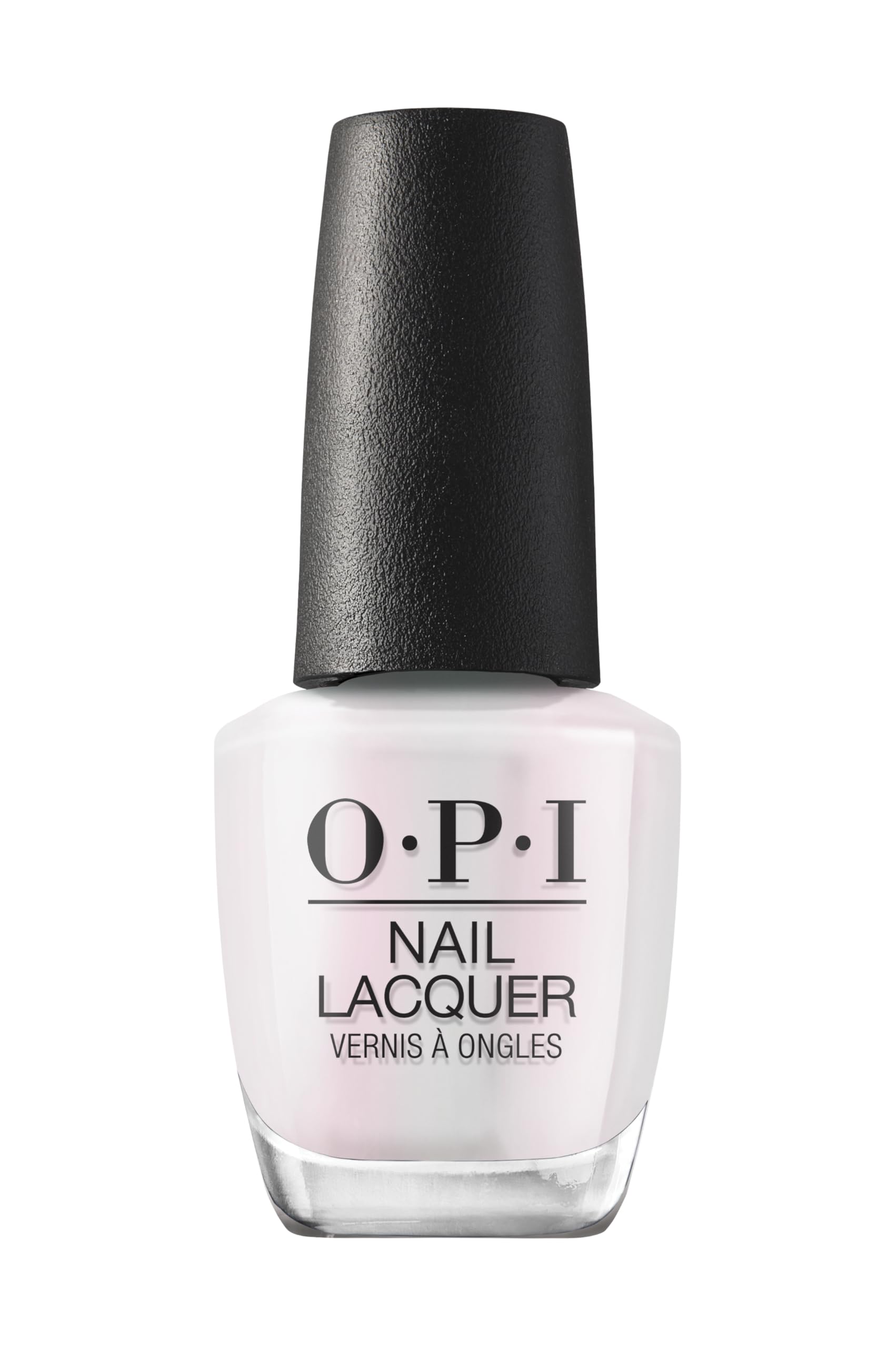 OPINail Lacquer Nail Polish | Opaque Light White & Gray Shimmer Chip Resistant Nail Polish | Vegan, Fast Drying, Streak Free