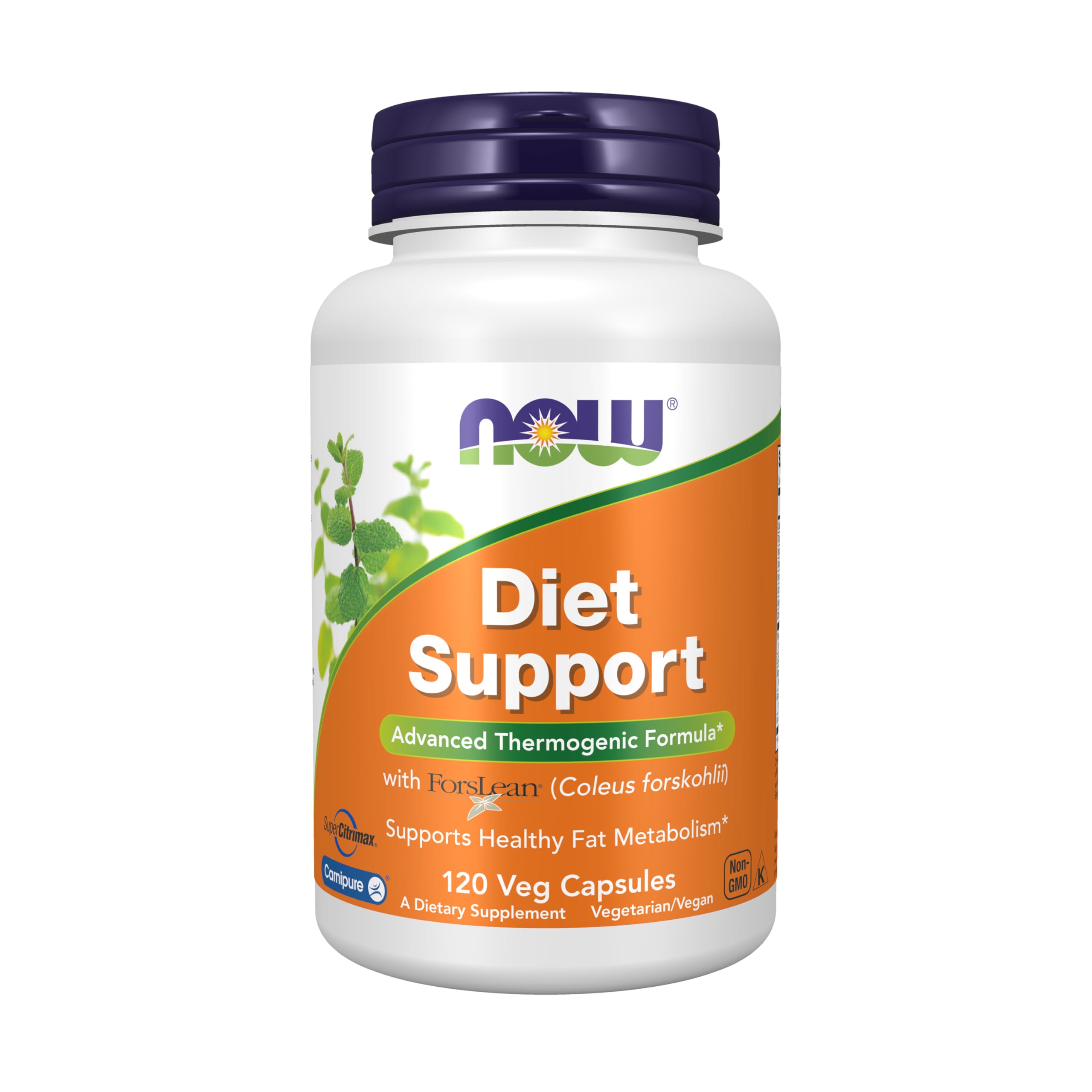 NOW FoodsSupplements, Diet Support with ForsLean® (Coleus forskohlii), 120 Veg Capsules