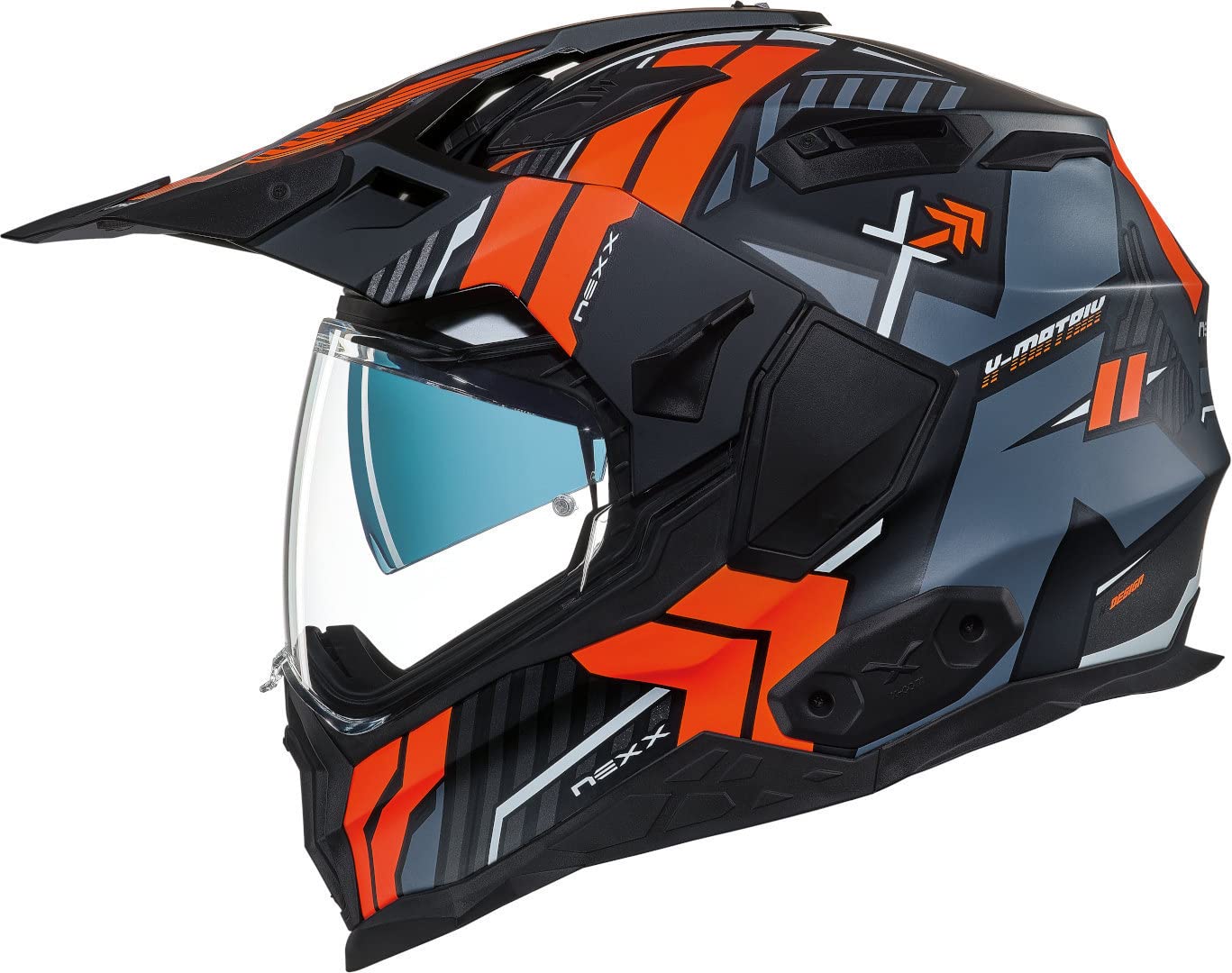 Nexx X.Wed 2 Wild Country Helmet (Black/Orange, XXL (63/64))