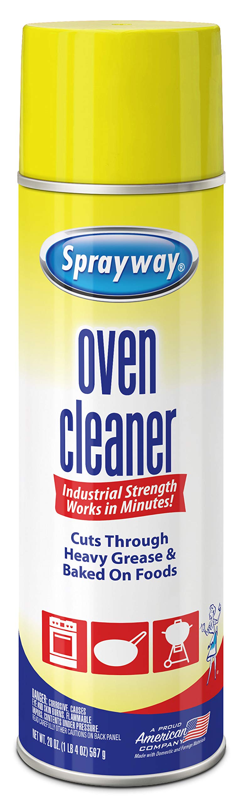 SpraywayHeavy-Duty Oven & Grill Cleaner, Removes Oil & Grease, 20 Fl Oz Spray Way-SW8426R