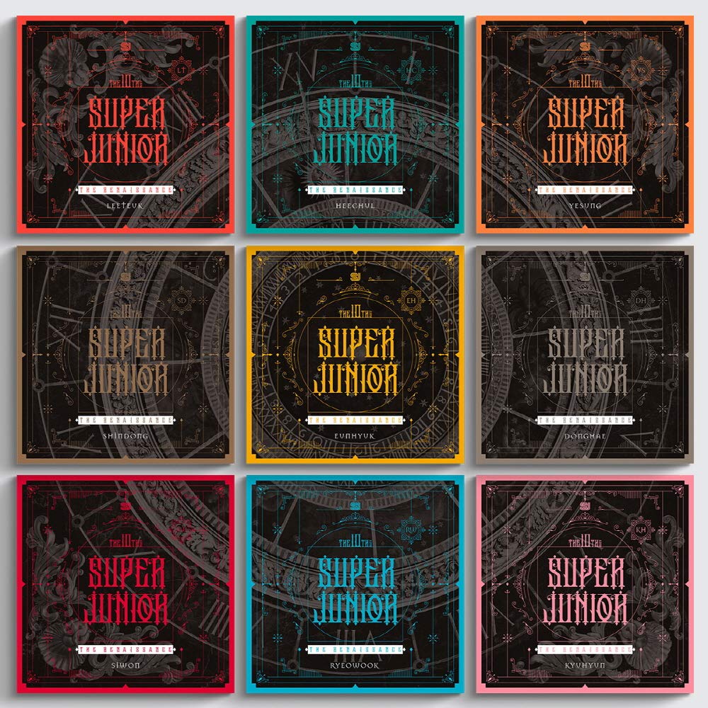 Super Junior - ‘The Renaissance’ (Square Style) (Vol.10) Album+Extra Photocards Set (RYEOWOOK ver.)