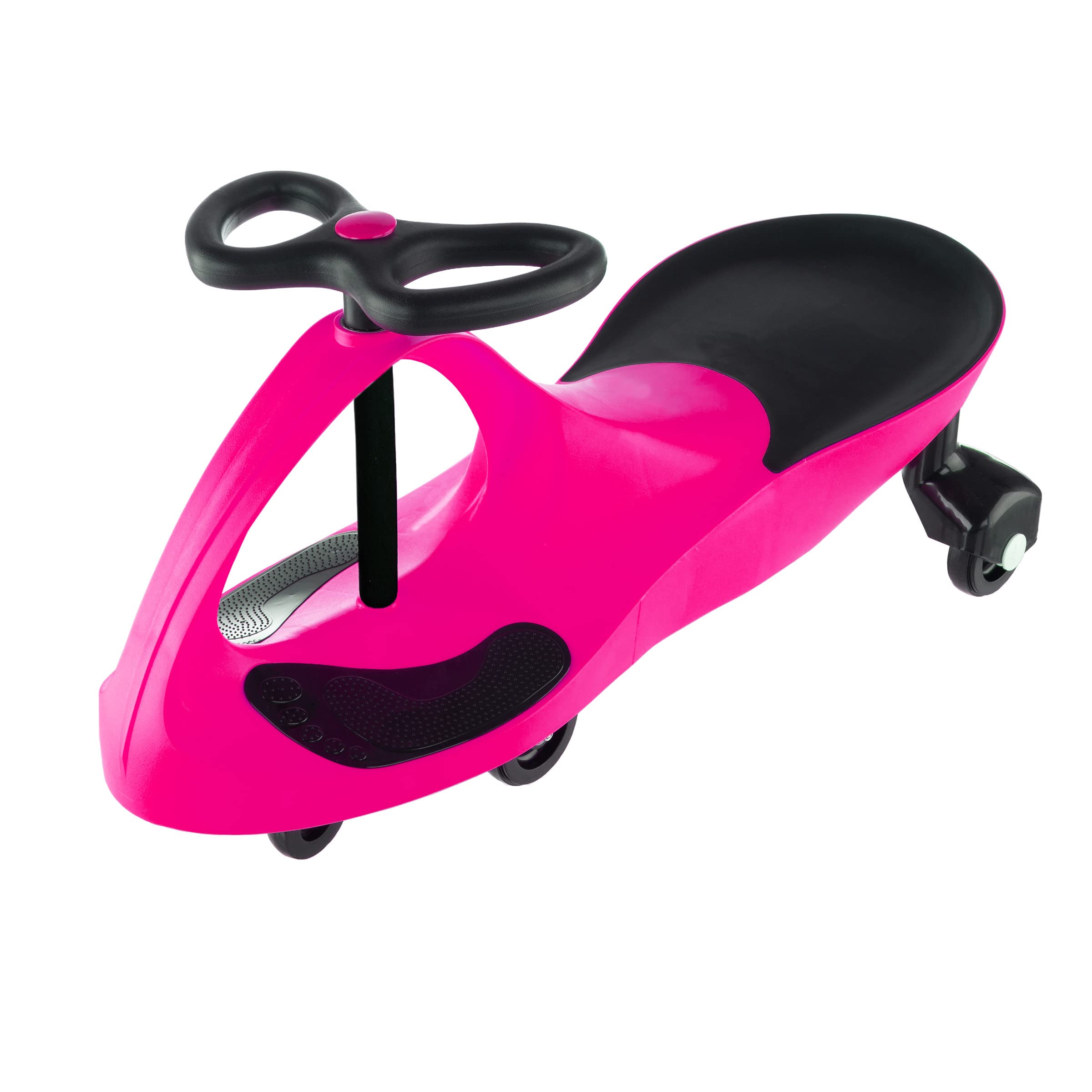 Wiggle Car - Ride on Toy for Ages 3 and Up - Toddler Ride on Toys with no Batteries, Gears or Pedals Just Twist, Wiggle, and Go by Lil’ Rider (Pink)