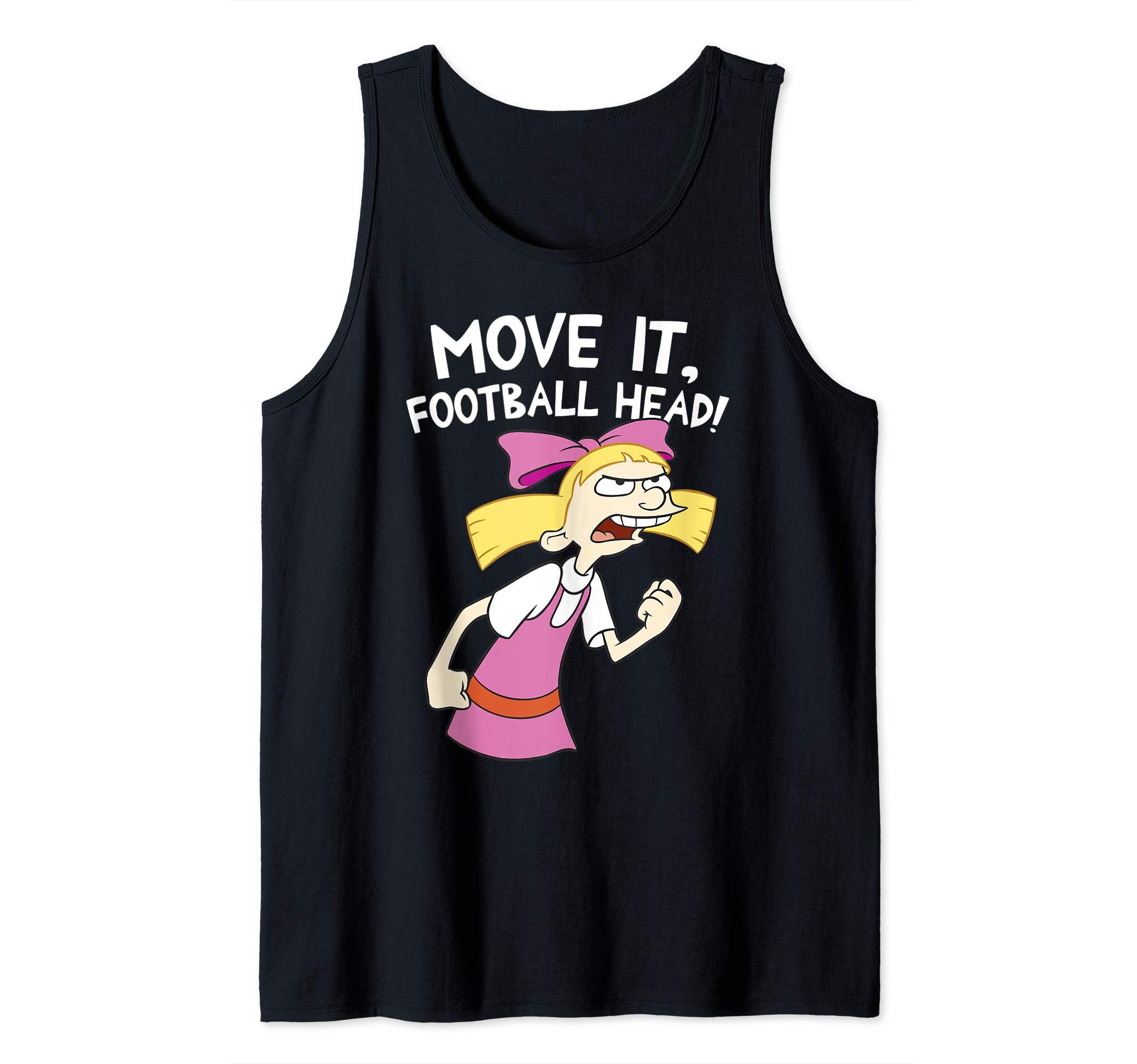 Hey Arnold Move It Football Head Tank Top