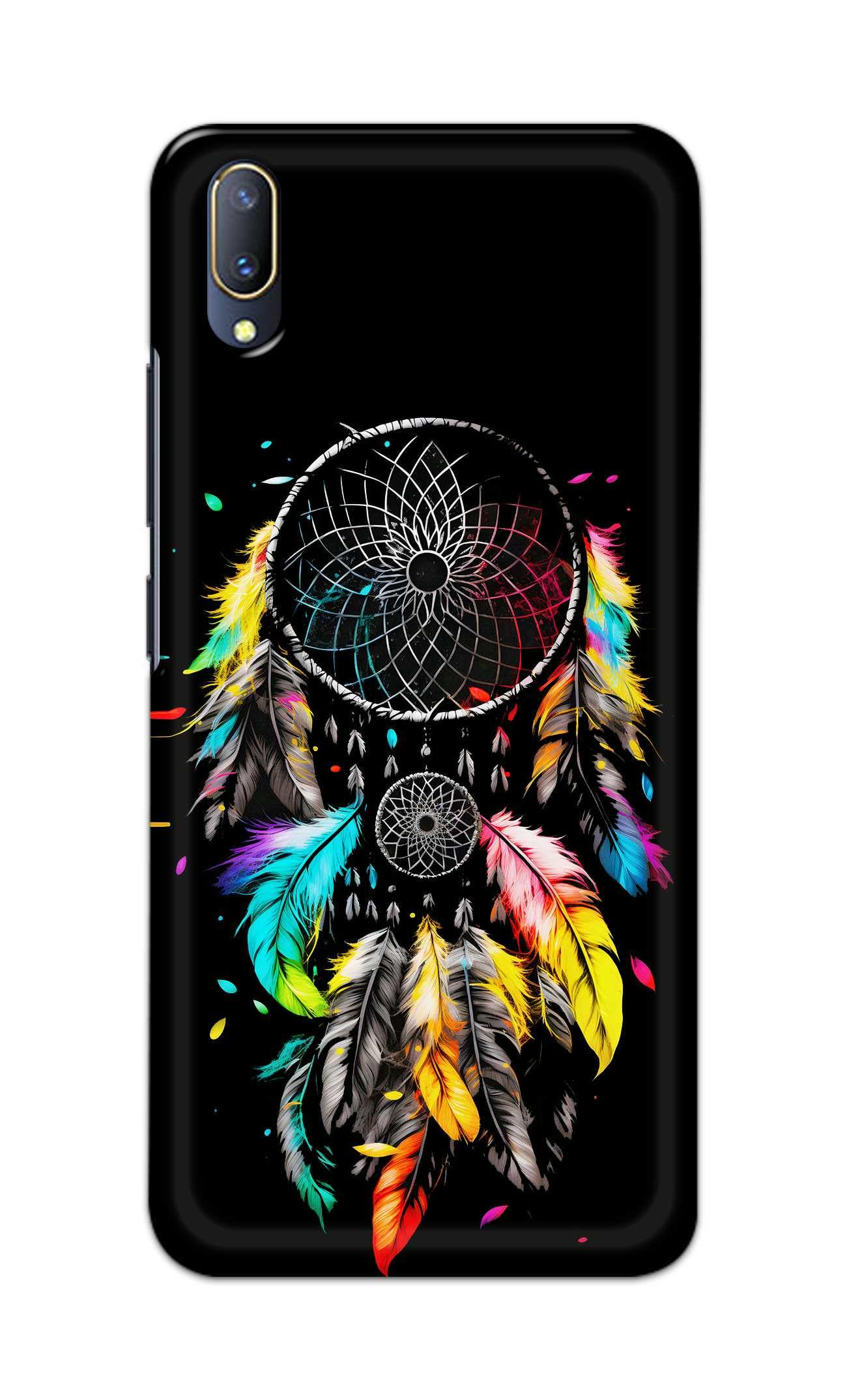 PRINTFIDAA® Printed Hard Back Cover for Vivo V11 Pro Back Cover (Dream Catcher) -190724(DL)