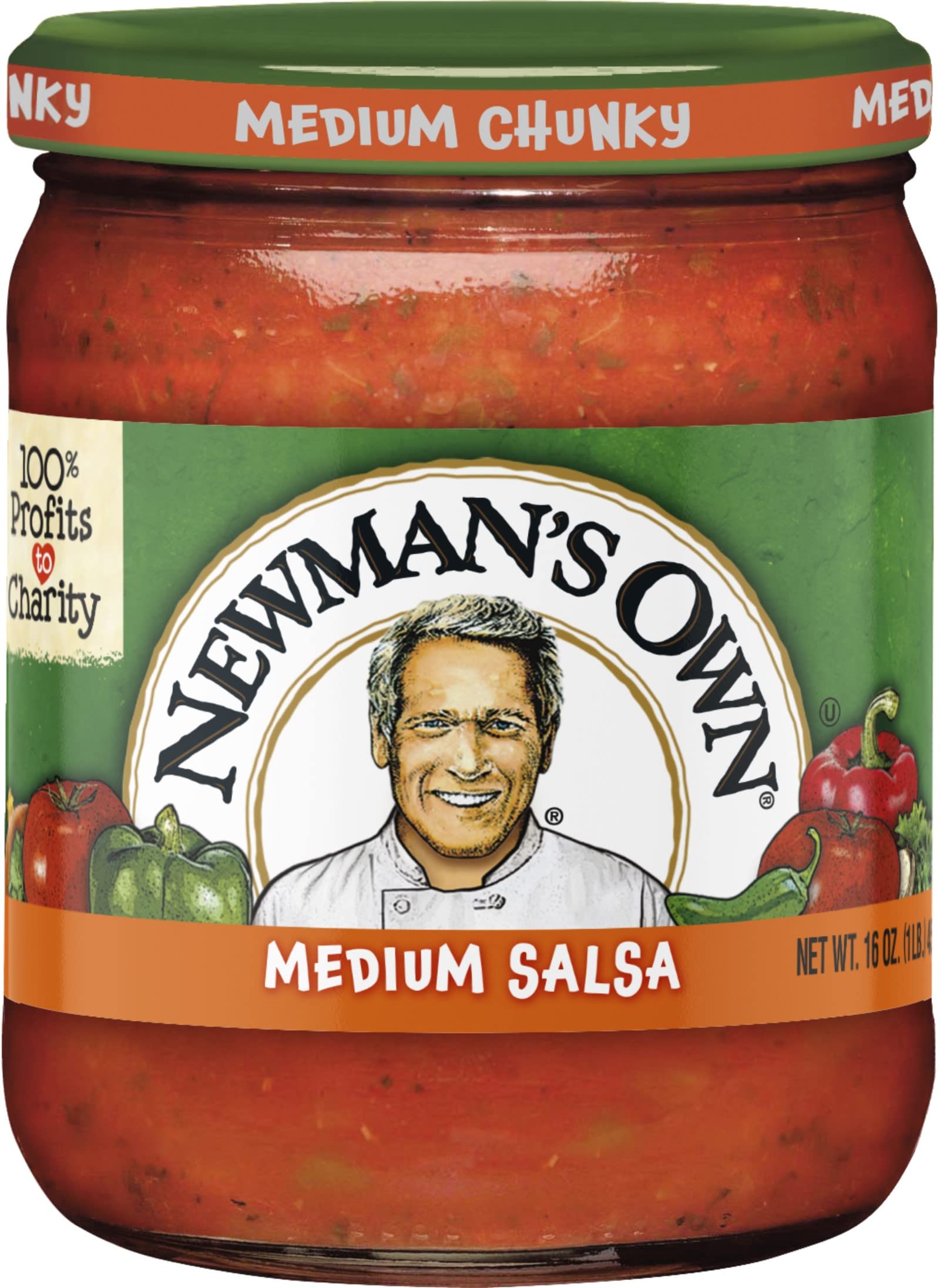 Newman'S OwnMedium Salsa, 453 G