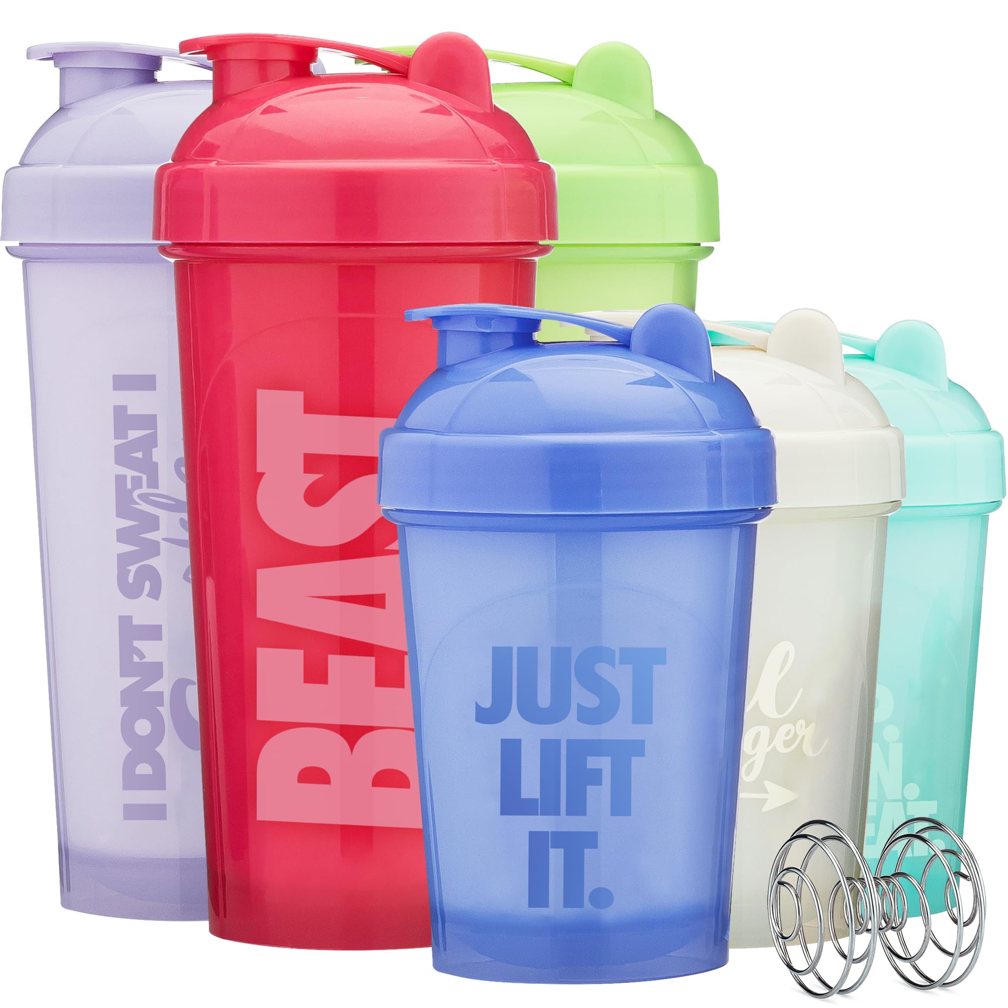 Hydra Cup [5 Pack OG Shaker Bottles 28-Ounce, Max Value Pack Shaker Cups, Stand Out Colors & Logos (5 Pack, OG Shaker Pack)