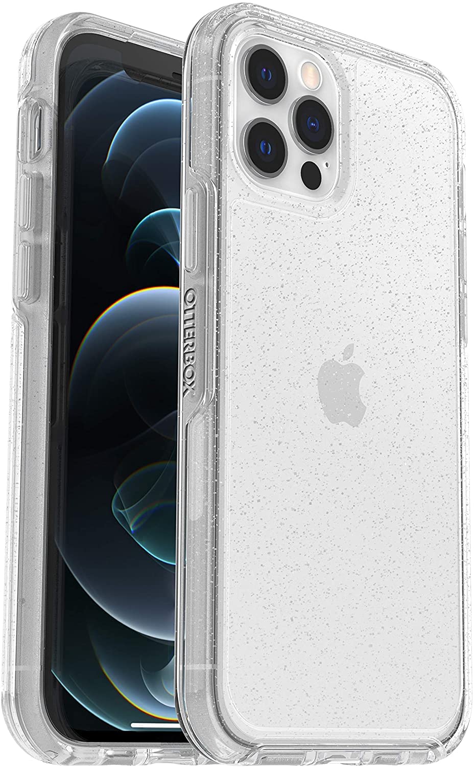 OtterboxSymmetry Clear Case for iPhone 12 / iPhone 12 Pro, Shockproof, Drop Proof, Protective Thin Case, 3x tested to Military Standard, Stardust