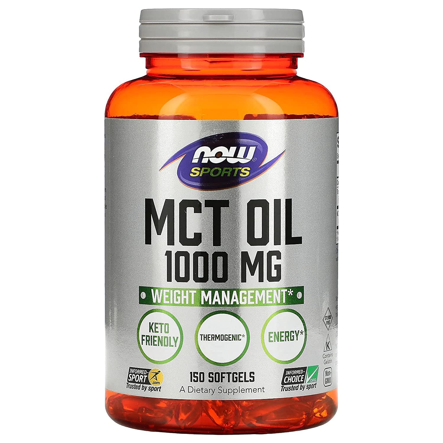 Now Sports Now Sports, Mct Oil 1000Mg 150 Softgels