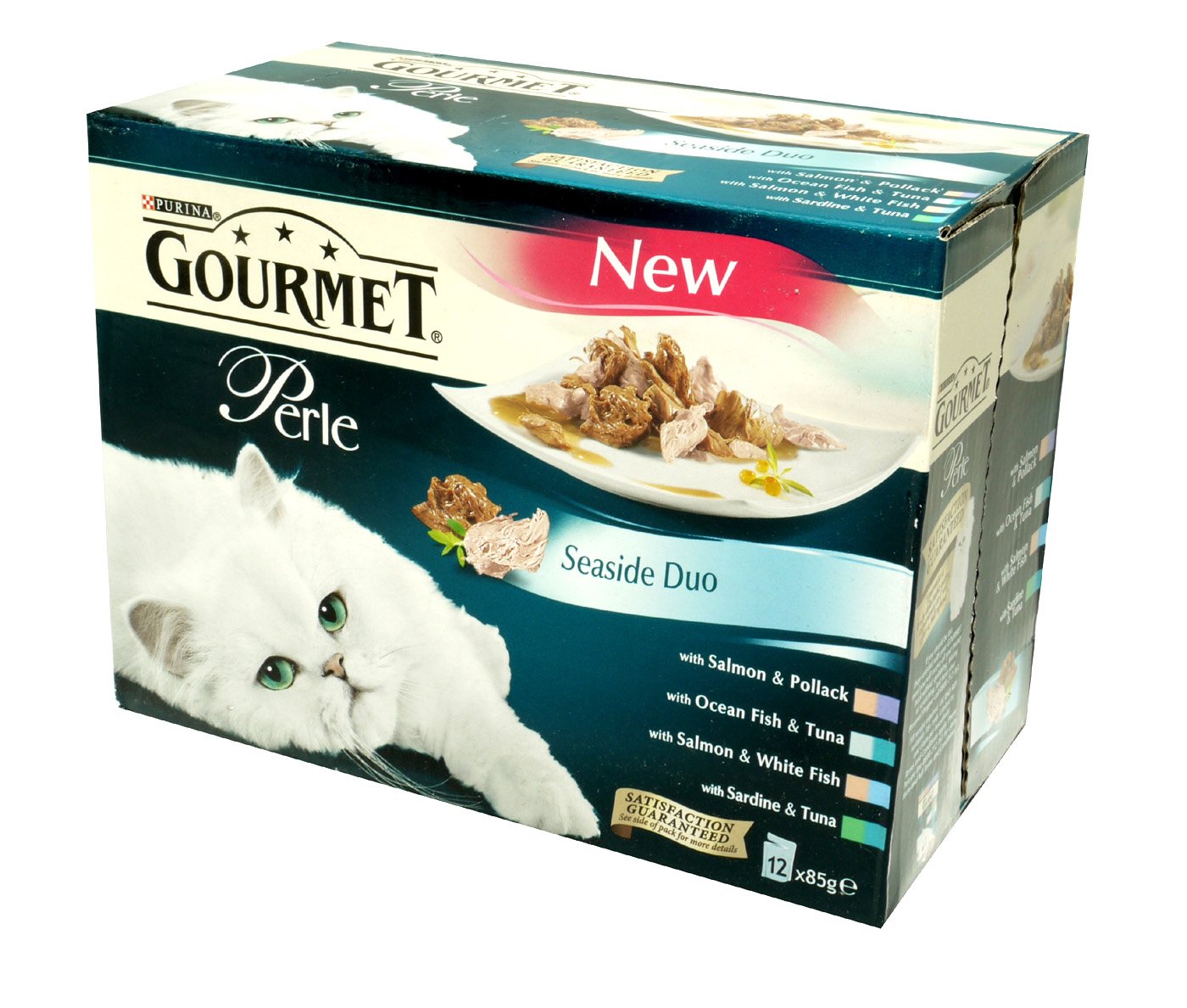 Gourmet Perle Pouch Seaside Duos 12x85g (Pack of 4)