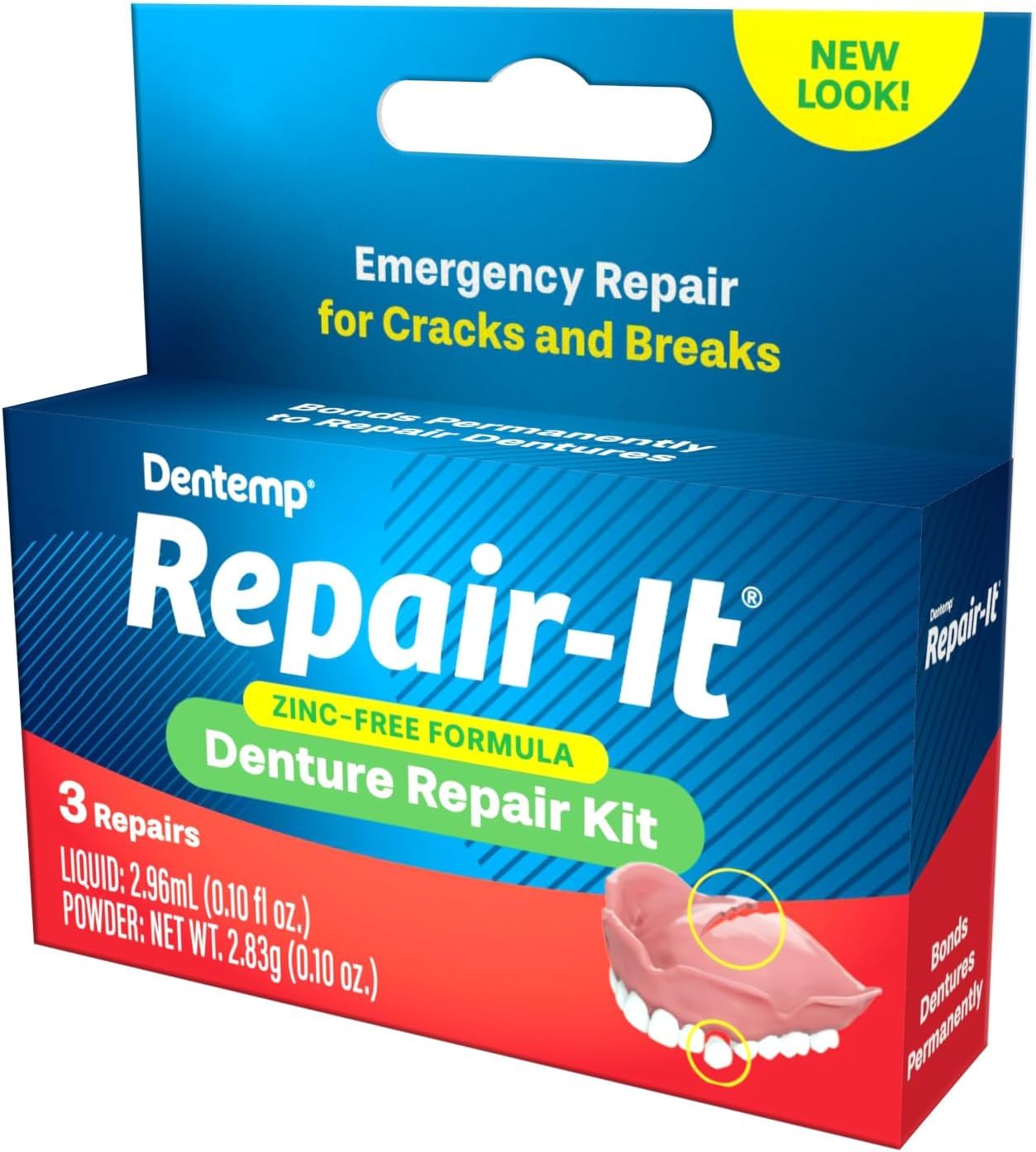 Doc It Advanced Formula Denture Repair Kit 3 ea