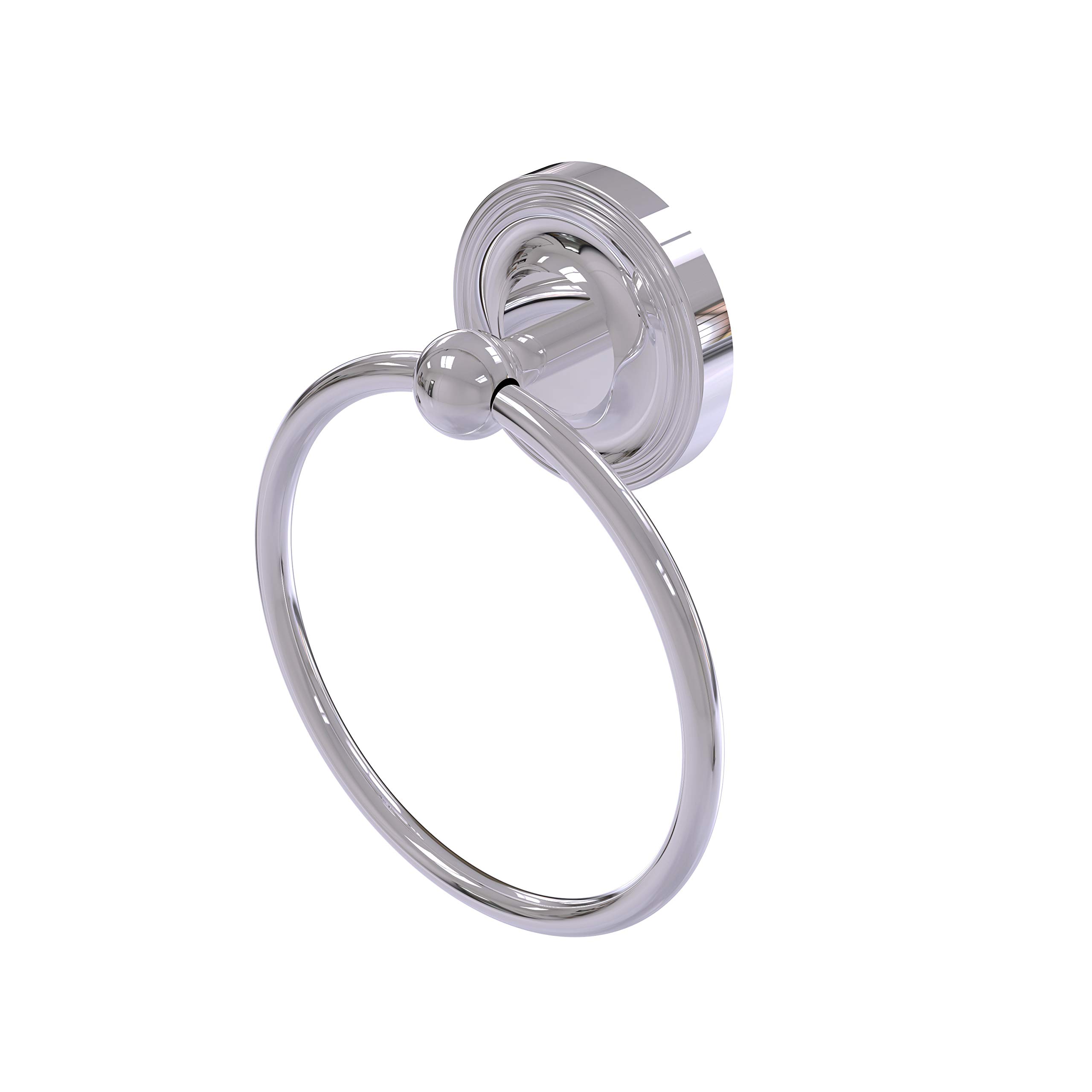 Allied Brass R-16 Regal Collection Towel Ring, Polished Chrome