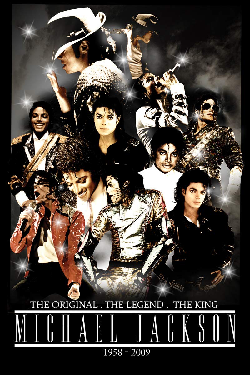 VVWV Mj Michael Jackson Last Dance Posters For Wall Living Room Boys Girls Motivational Dancing Wall Stickers W X H 9 X 14 Inches