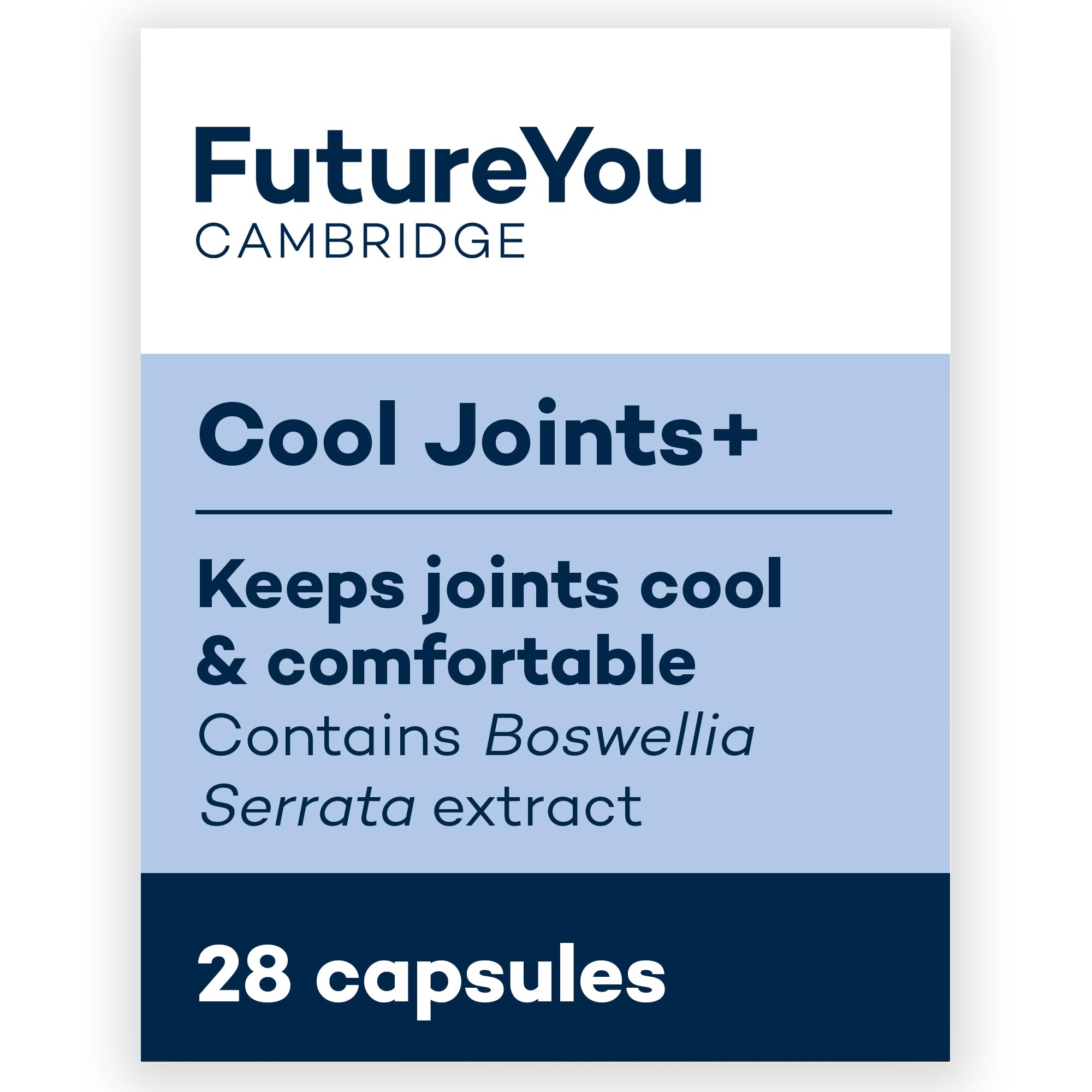 Cool Joints+ Boswellia Serrata Capsules – 28 Day Supply for Comfortable Joints – Boswellia and Manganese Supplement by FutureYou Cambridge