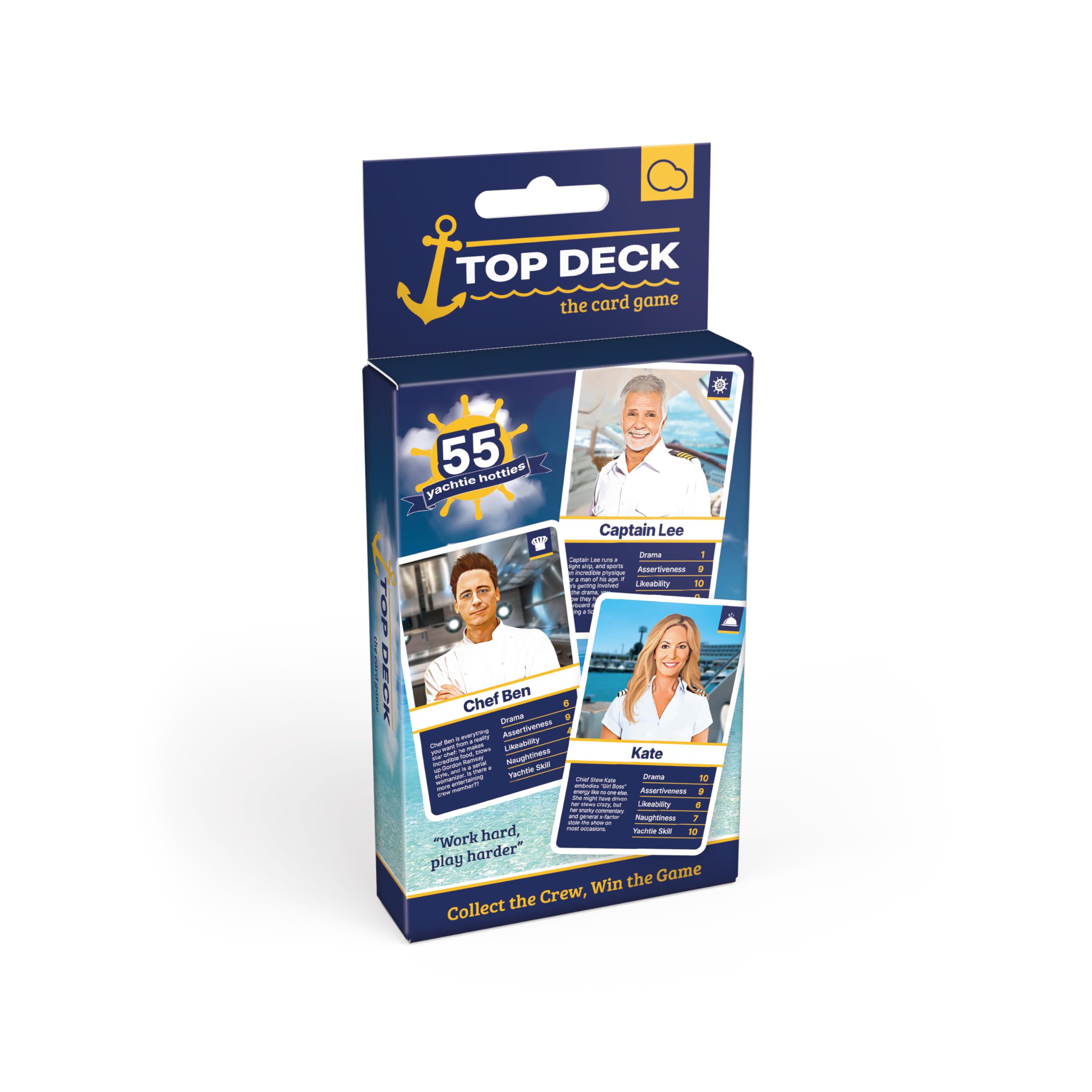 Bubblegum Stuff - Top Deck - Yachtie Hotties Edition - 55 Characters from a Popular Reality TV Series - Great For Games Night and Parties - Fun Gift idea!