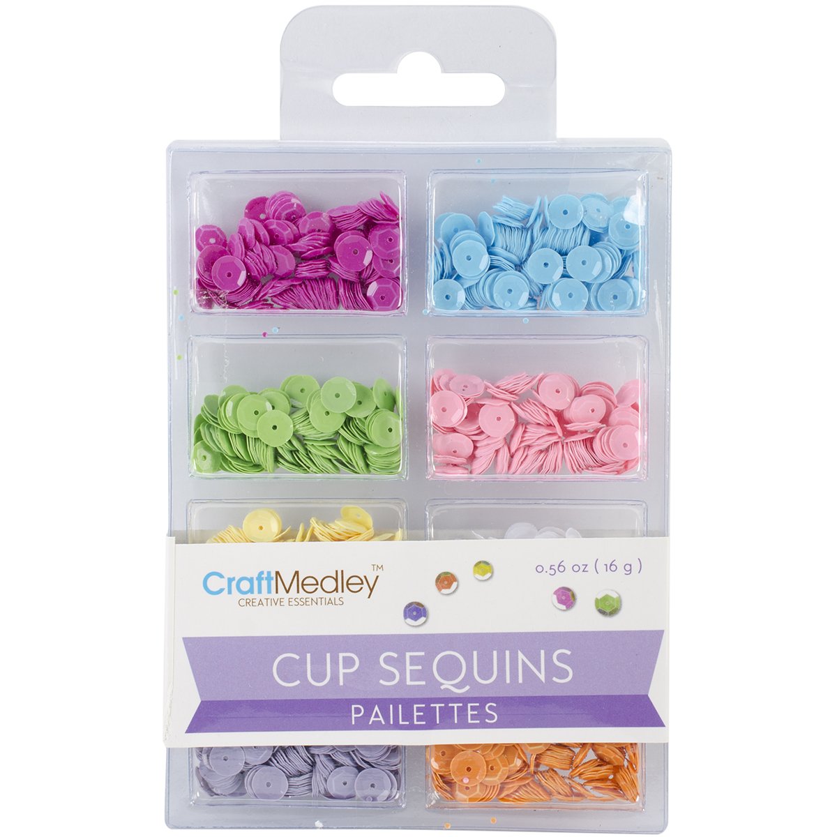 Multicraft Imports7mm Cup Sequins, 0.56-Ounce, Baby