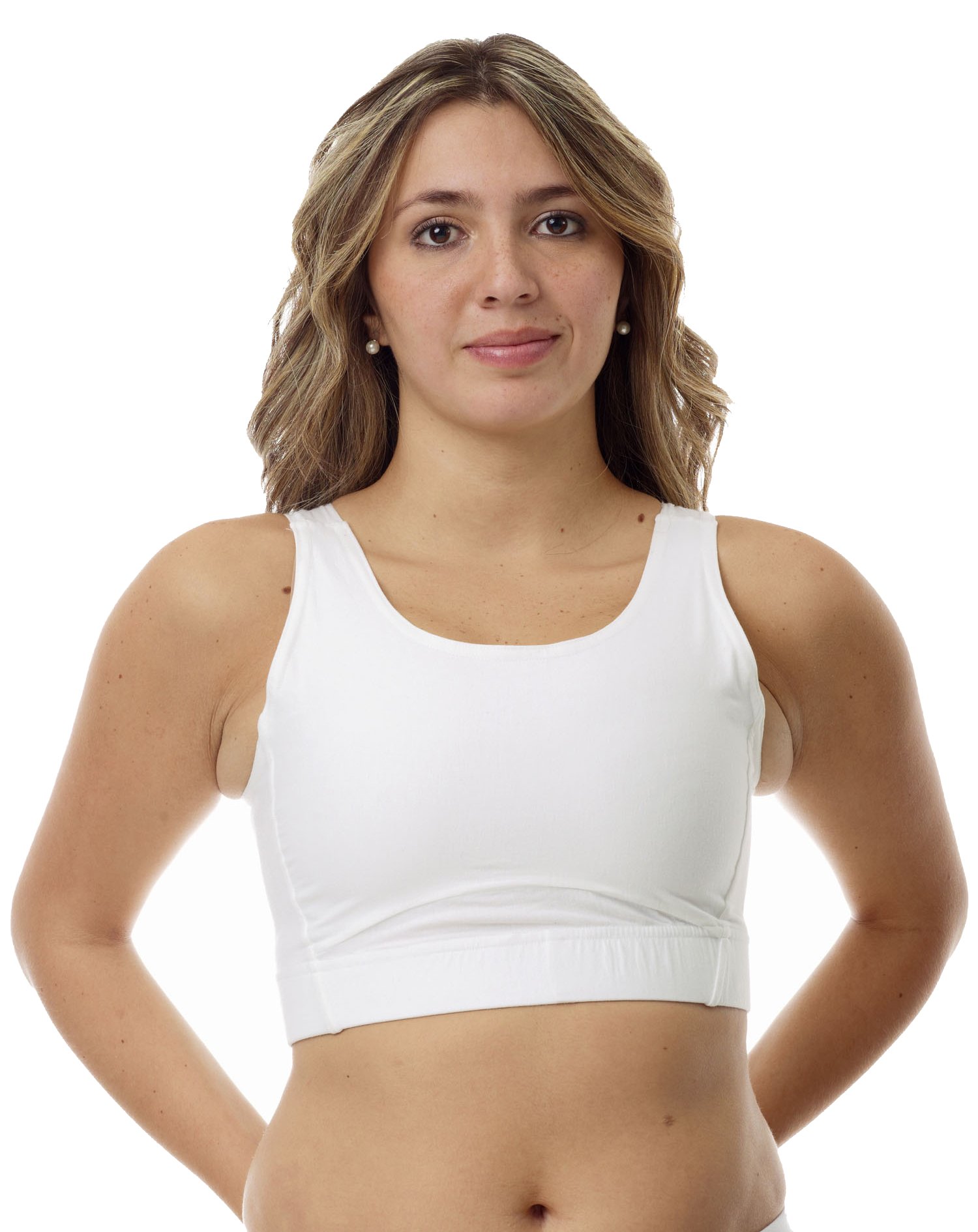 Underworks MagiCotton Sports Bra and Binding Minimizer Bra