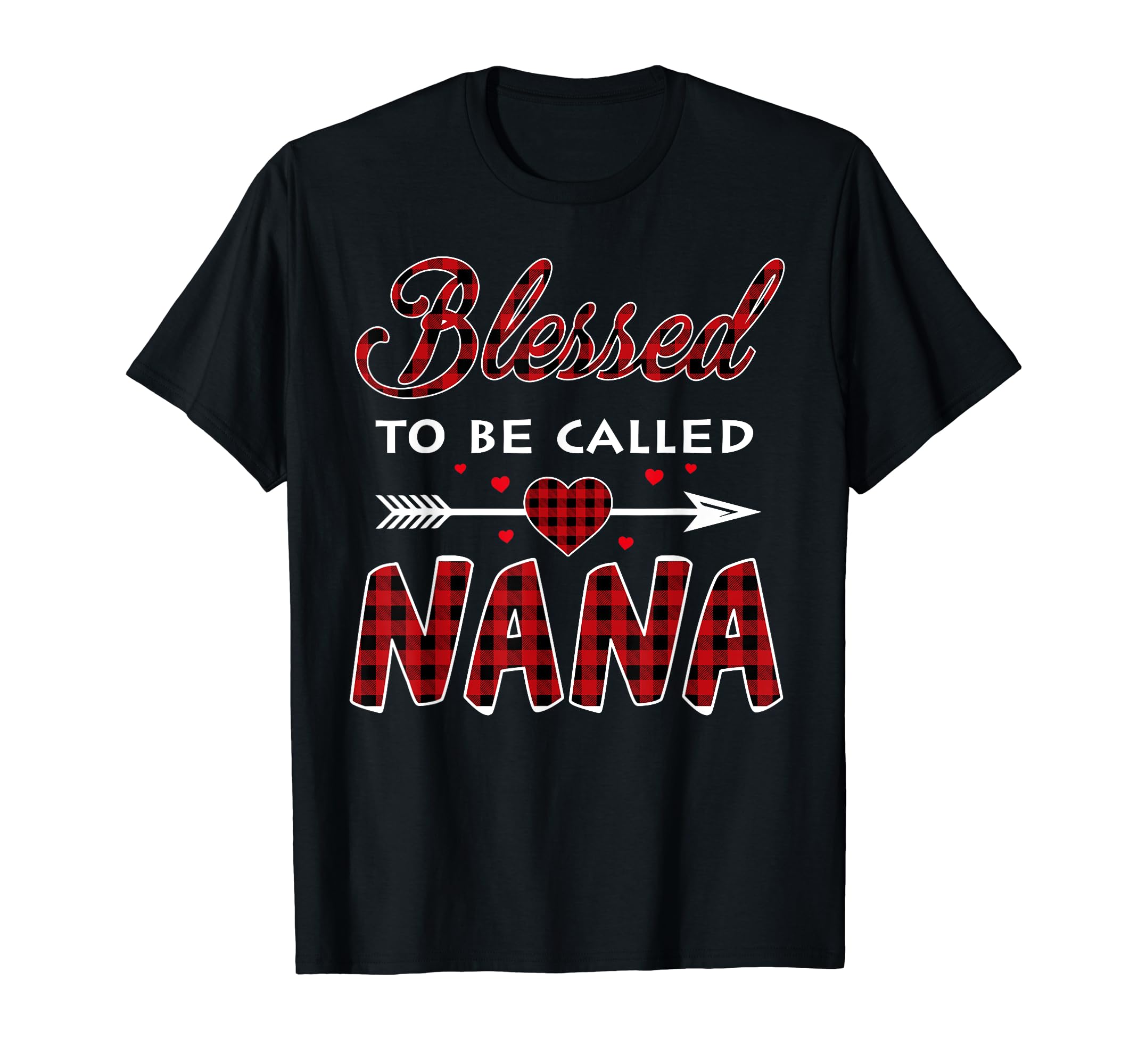 Blessed To Be Called Nana Thanksgiving TeeBlessed To Be Called Nana -Buffalo Plaid Grandma Christmas T-Shirt