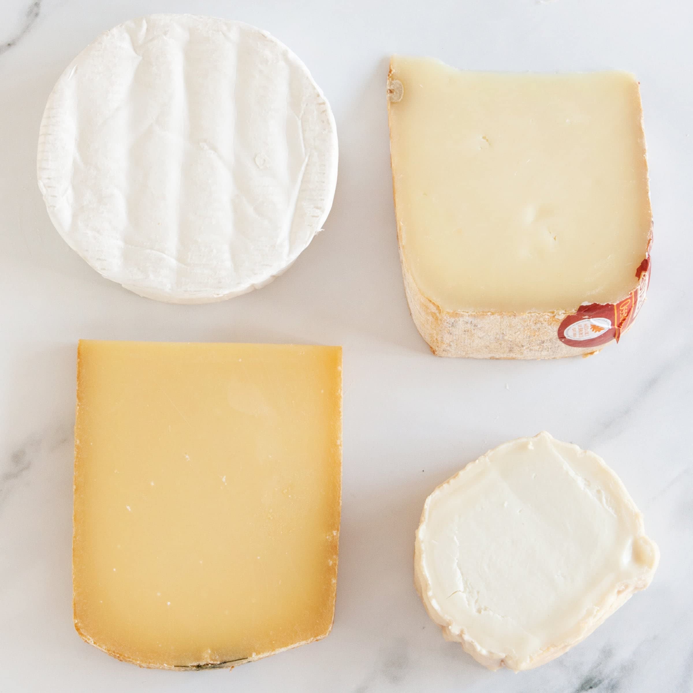 igourmetFrench Cheese Assortment (27 ounce) - Includes: French Blue Cheese, Camembert Cheese, Comte Cheese, and The Delicious Melange Brevis Cheese