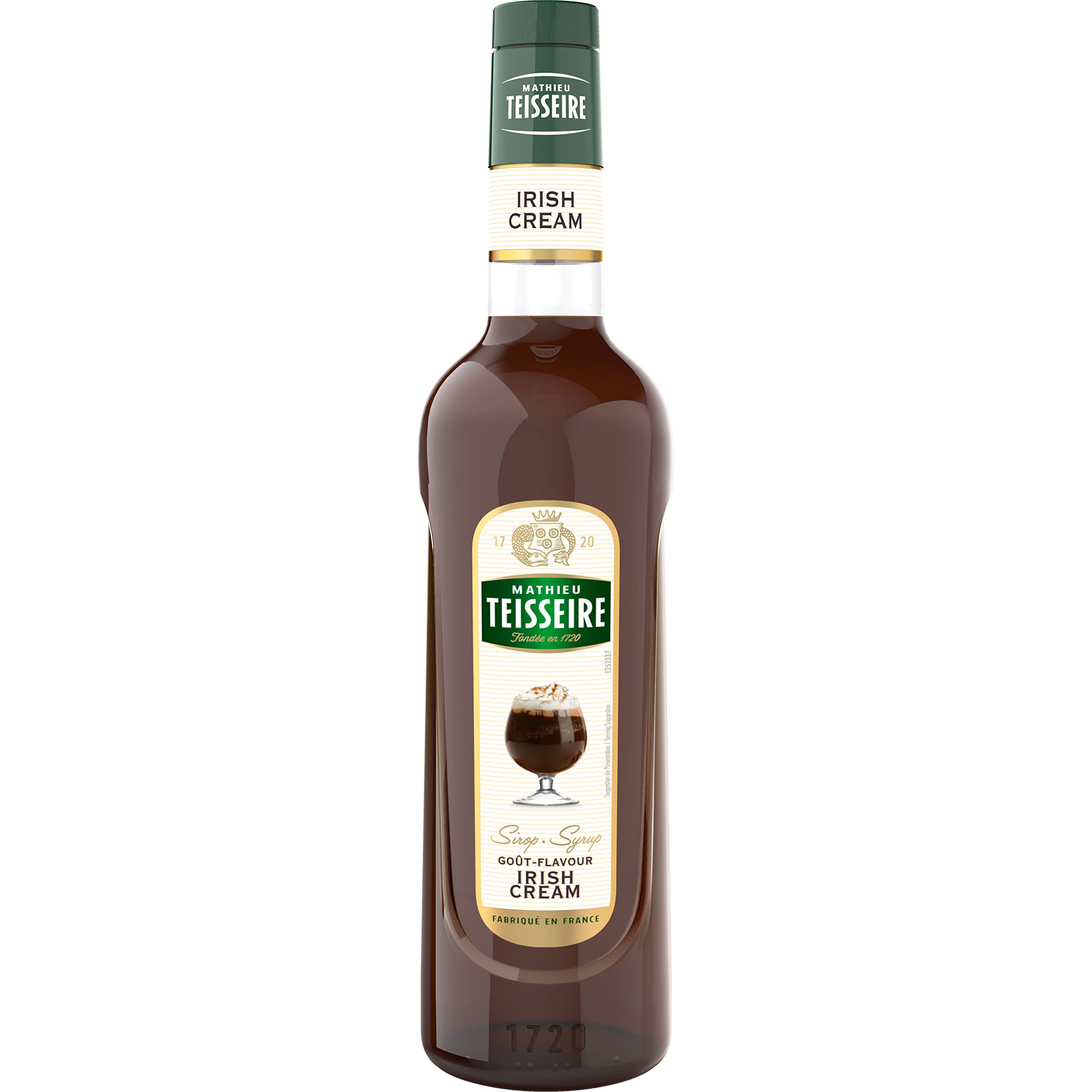 Mathieu Teisseire Irish Cream Syrup, 33.81 fl oz ℮ 1000 ml